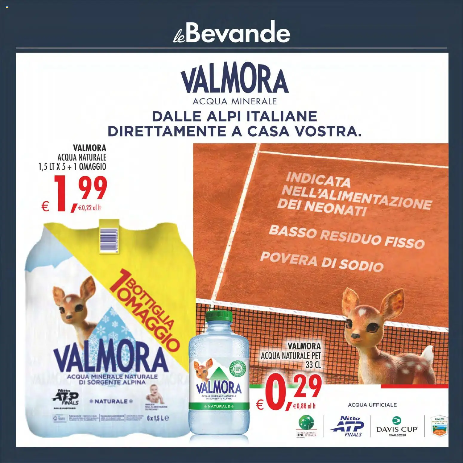 Volantino Decò del 19.05.2026 | Pagina: 9 | Prodotti: Acqua, Acqua naturale, Acqua minerale, Bottiglia
