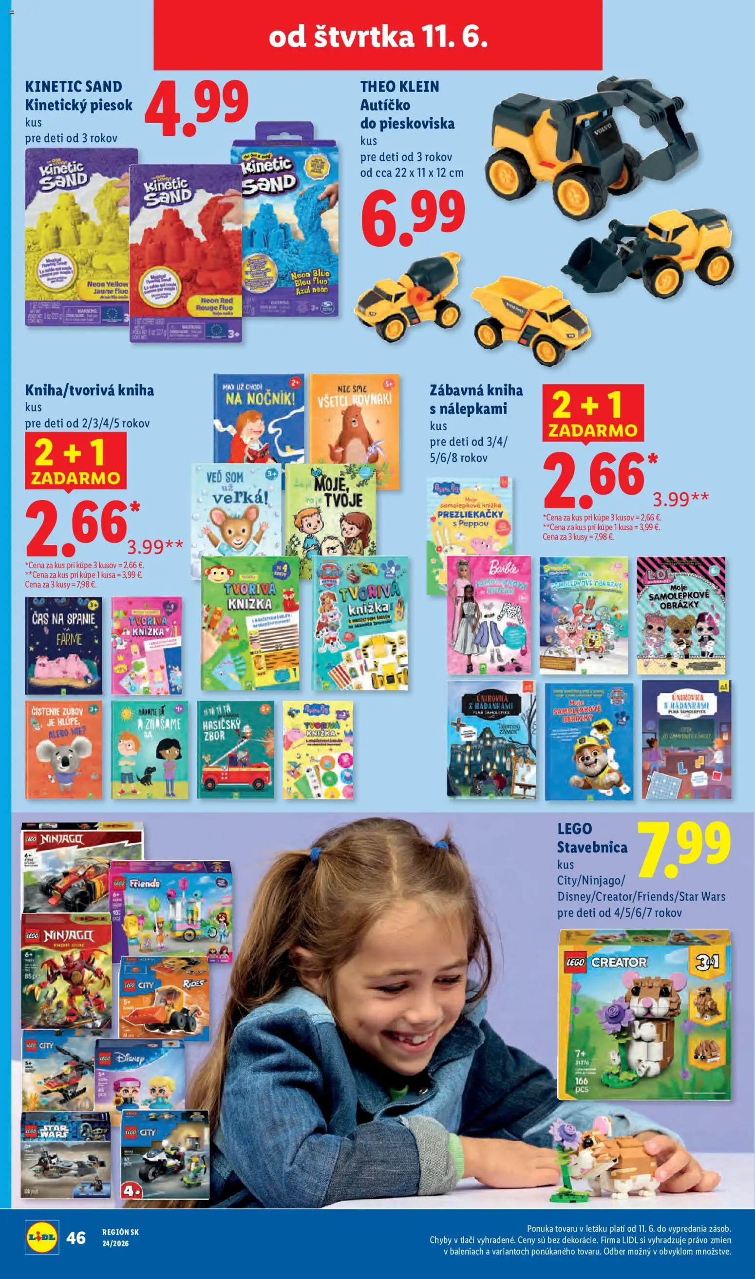 Nové Lidl akcie – leták je platný od 08.06.2026 | Strana: 88 | Produkty: Kniha, LEGO