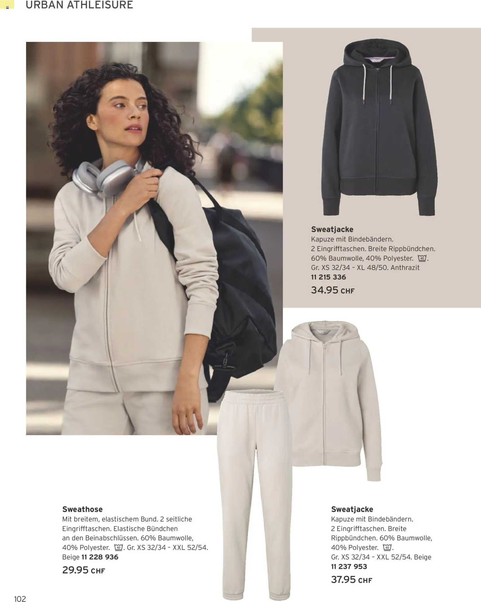 Tchibo aktionen Run club – gültig ab 01.10.2026 | Seite: 102 | Produkte: Sweathose, Sweatjacke