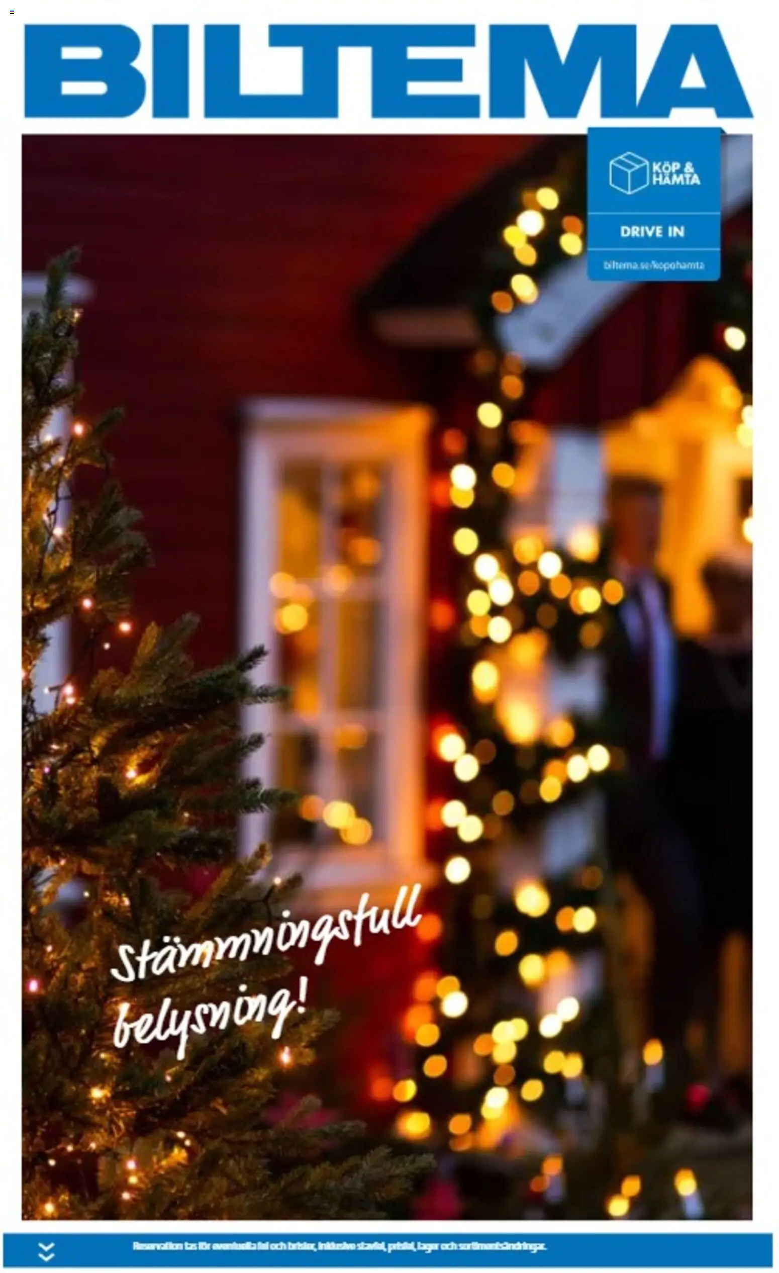 Biltema reklamblad aktuell från 16/10/2026 | Sida: 1