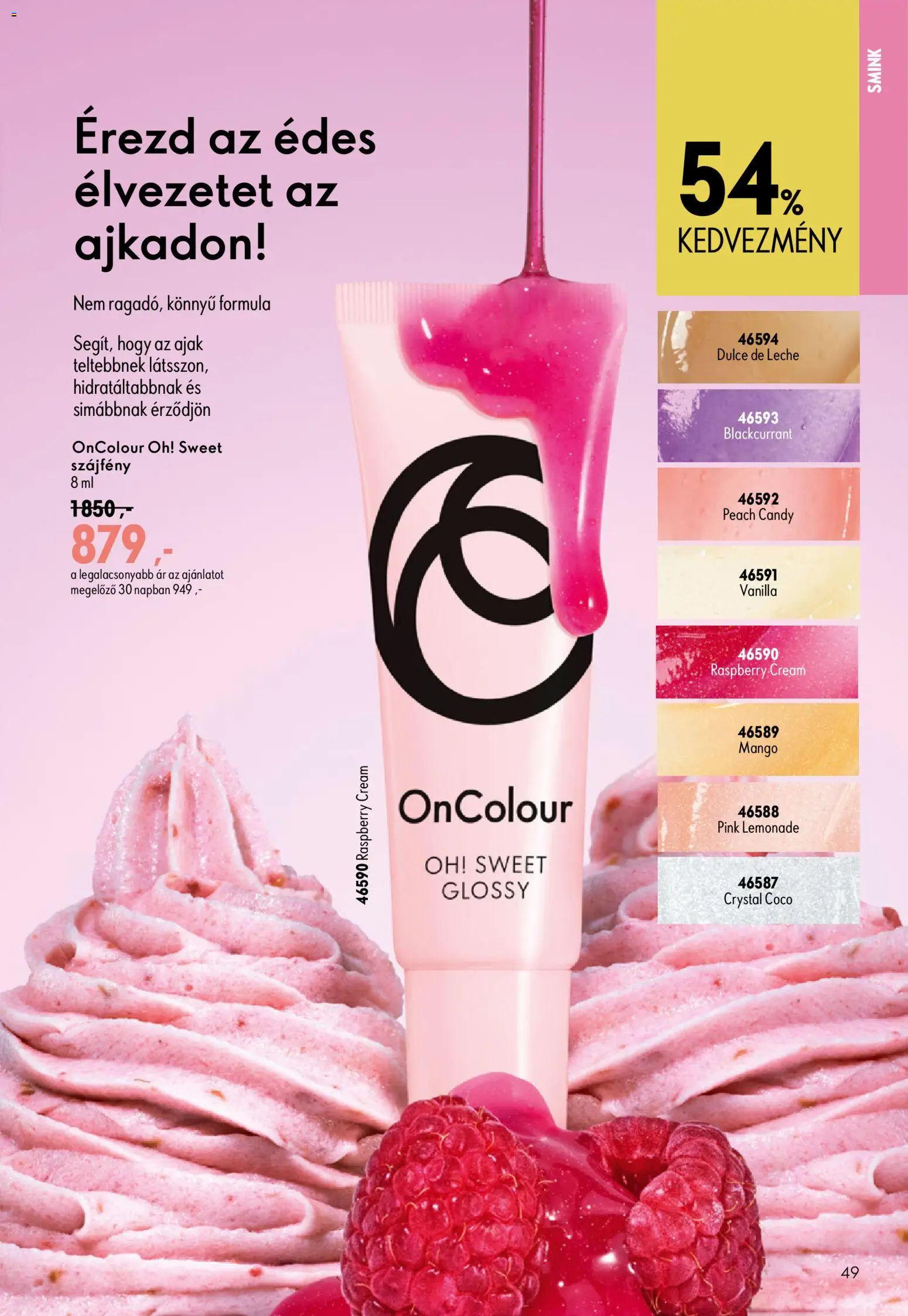 Oriflame akciós ujság - amely érvényes a következő dátumtól: 2026.07.29. | Oldal: 49
