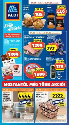 Aldi aktuális akciós újság - amely érvényes a következő dátumtól: 2026.09.03.