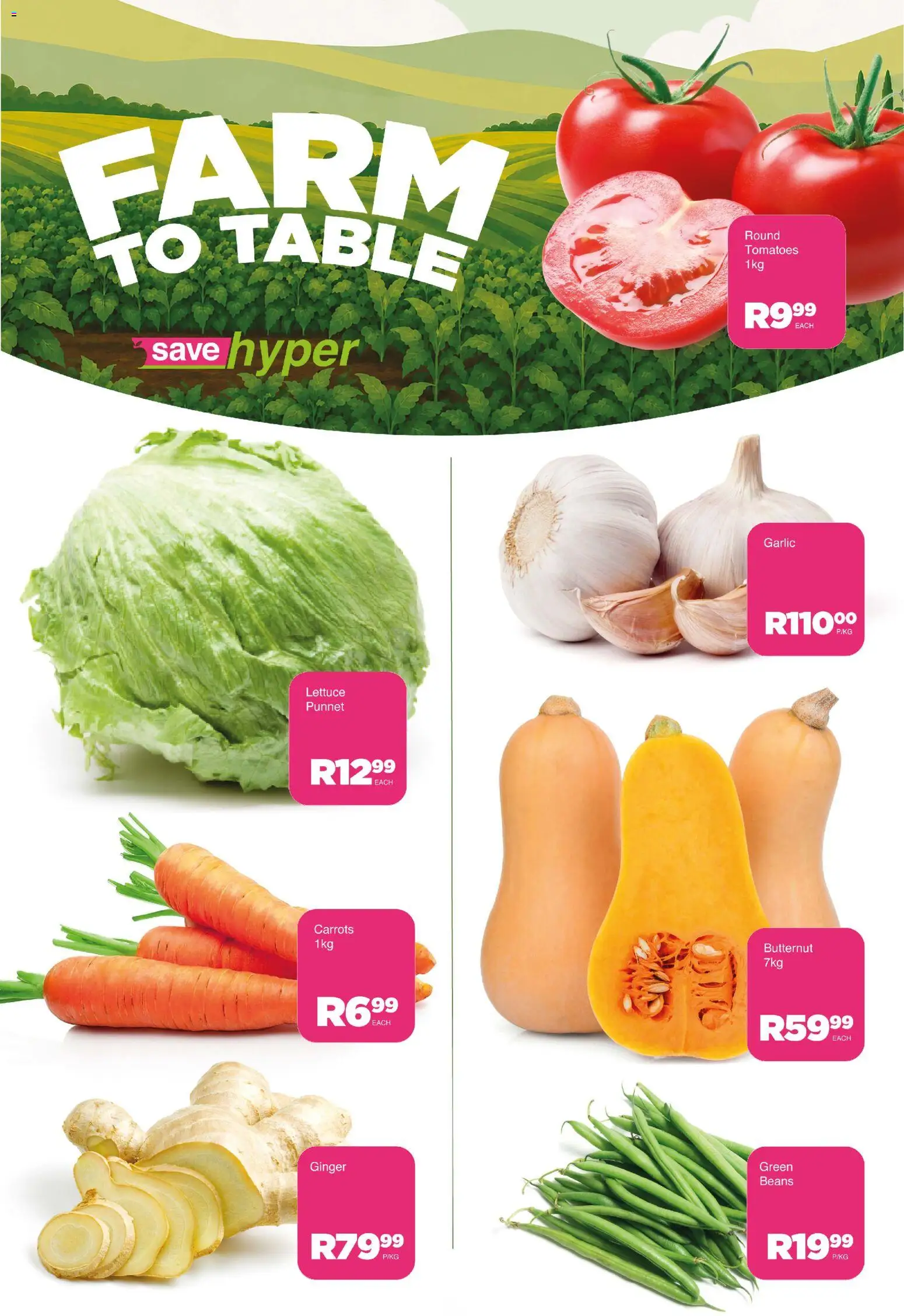 New Save catalogue – valid from 20/10/2026 | Page: 4 | Products: Beans, Table, Garlic, Lettuce