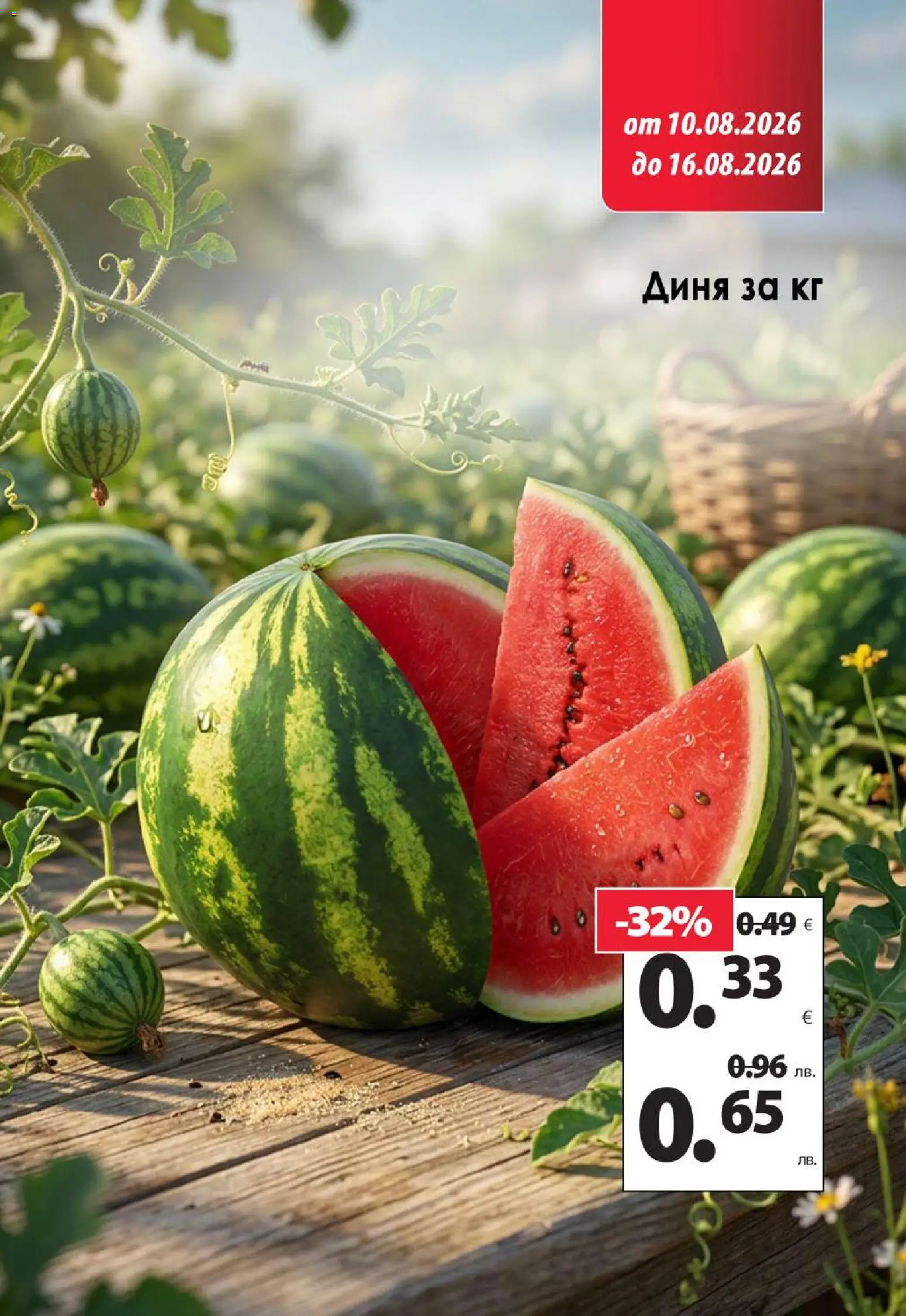 {H1} | Страница: 2 | Продукти: Диня