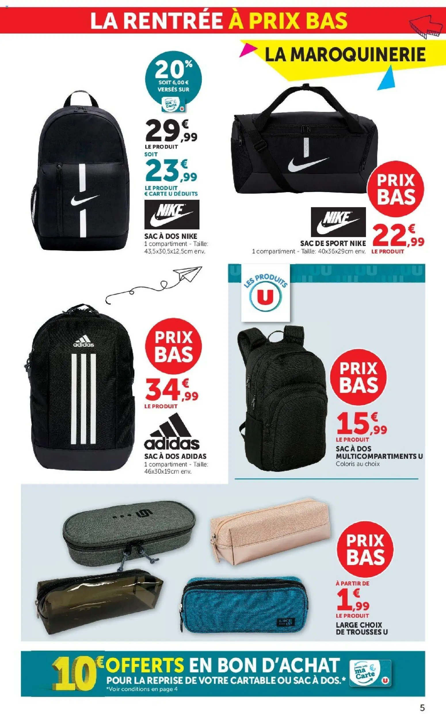 {H1} | Page: 5 | Produits: Sac, Cartable, Sac à dos