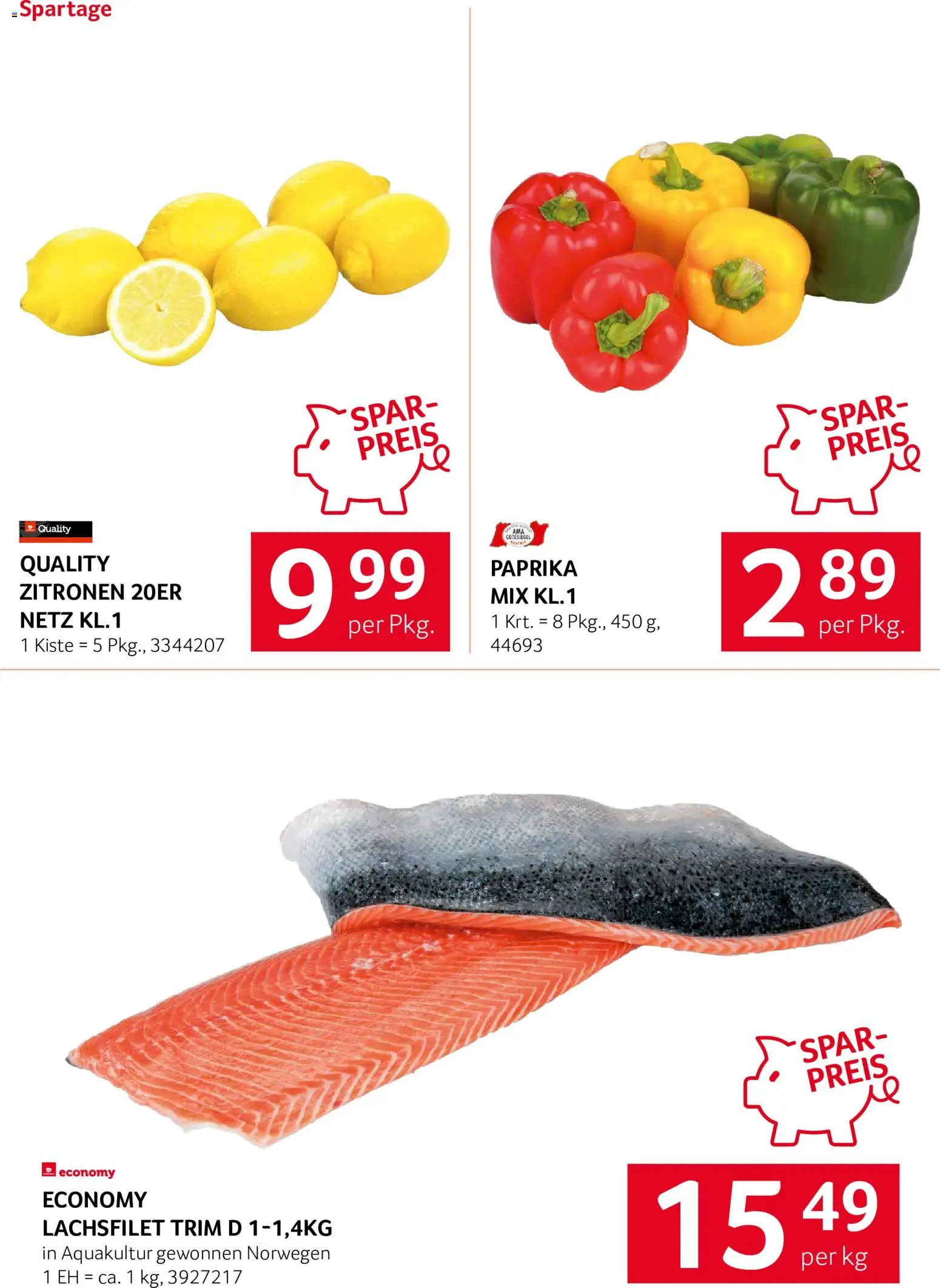 Transgourmet Spar Tage - 10% gültig ab 10.09.2026 | Seite: 4 | Produkte: Lachsfilet