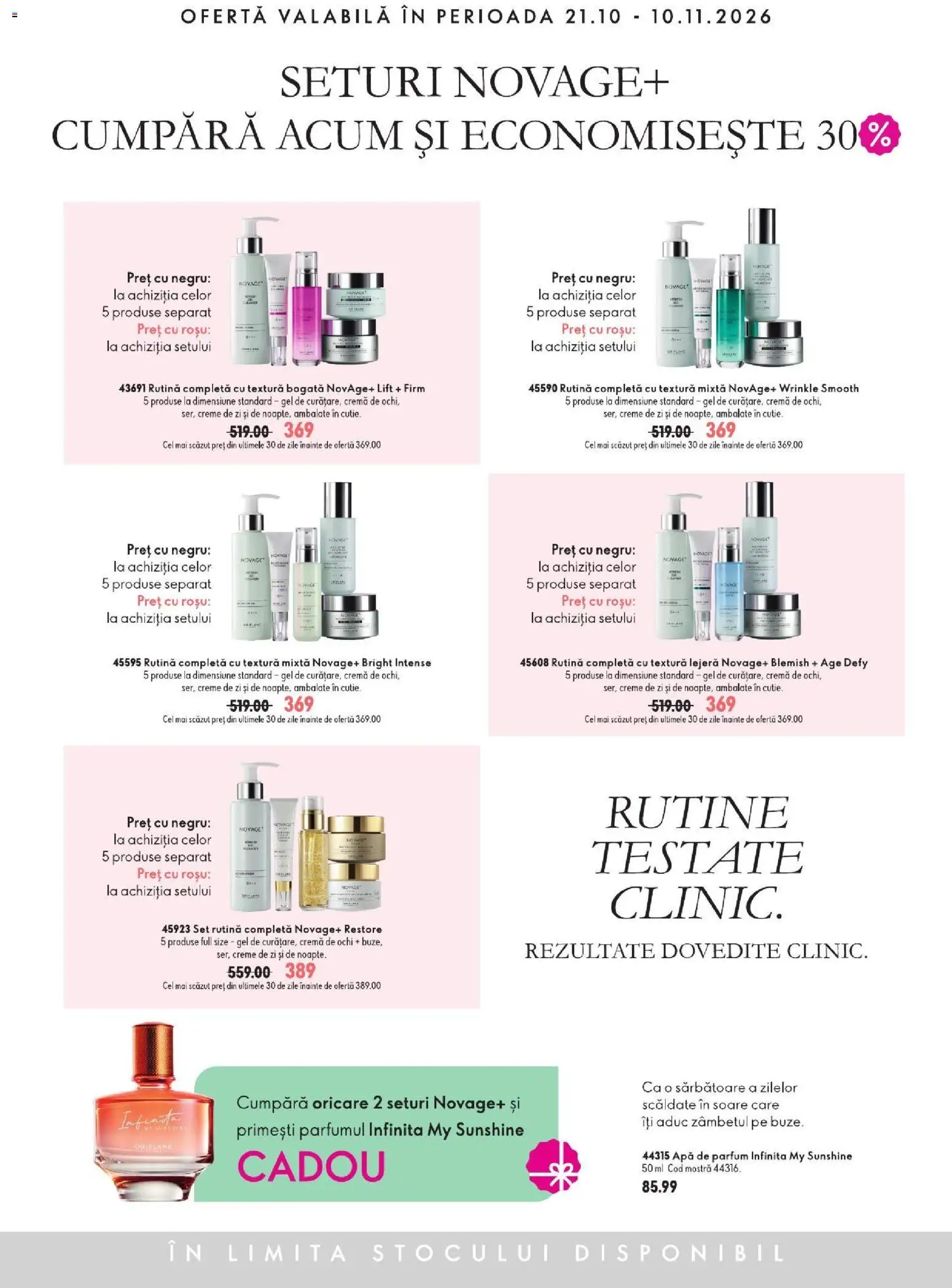 Noul catalog Oriflame – valabil de la 21.10.2026 | Pagină: 8 | Produse: Ochi, Apă de parfum, Cremă, Intense