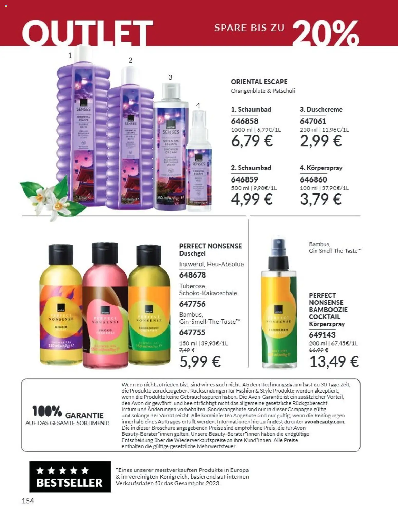 AVON Katalog September 2026 – gültig ab 01.09.2026 | Seite: 150 | Produkte: Duschgel, Duschcreme, Gin, Körperspray
