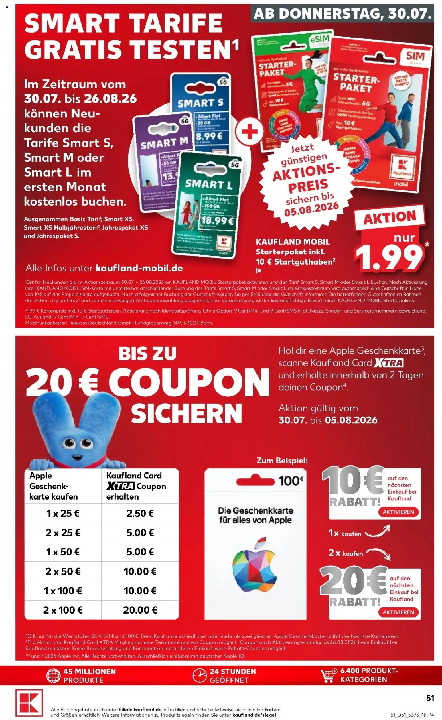 Kaufland Prospekt Bad Oldesloe – gültig ab 30.07.2026 | Seite: 51 | Produkte: Apple