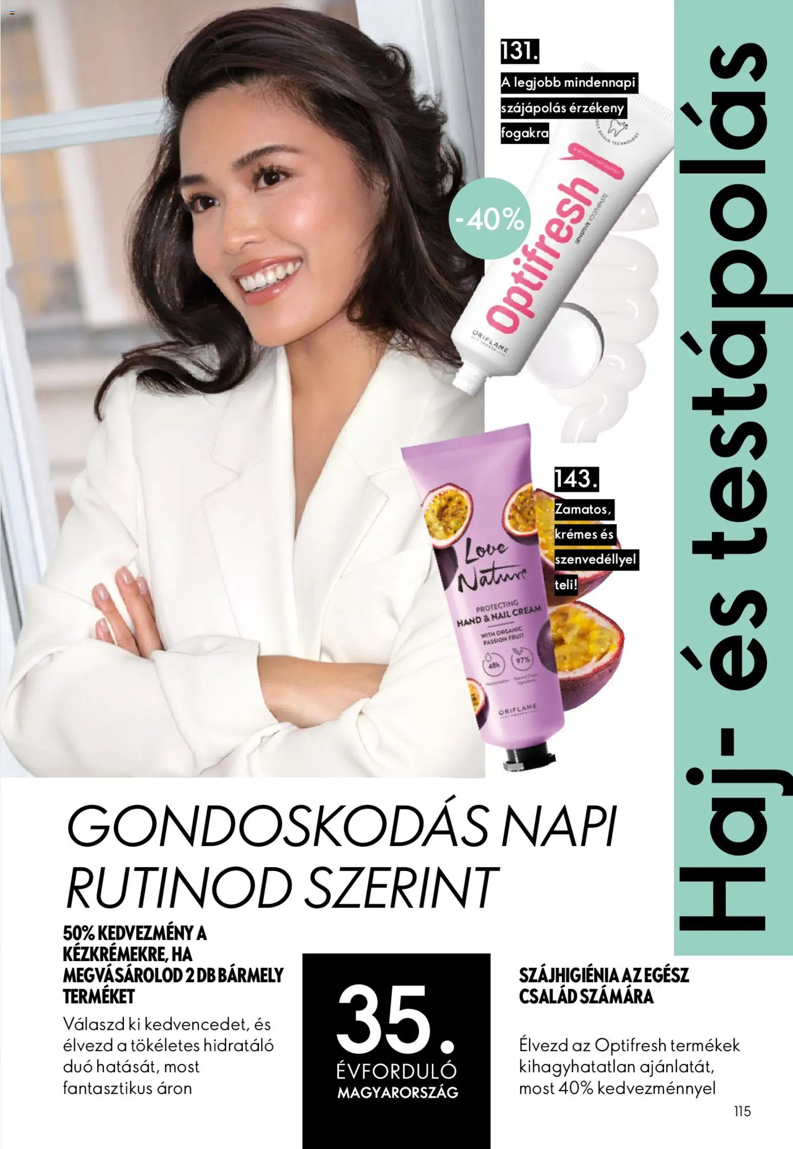 Oriflame akciós ujság - amely érvényes a következő dátumtól: 2026.08.19. | Oldal: 115