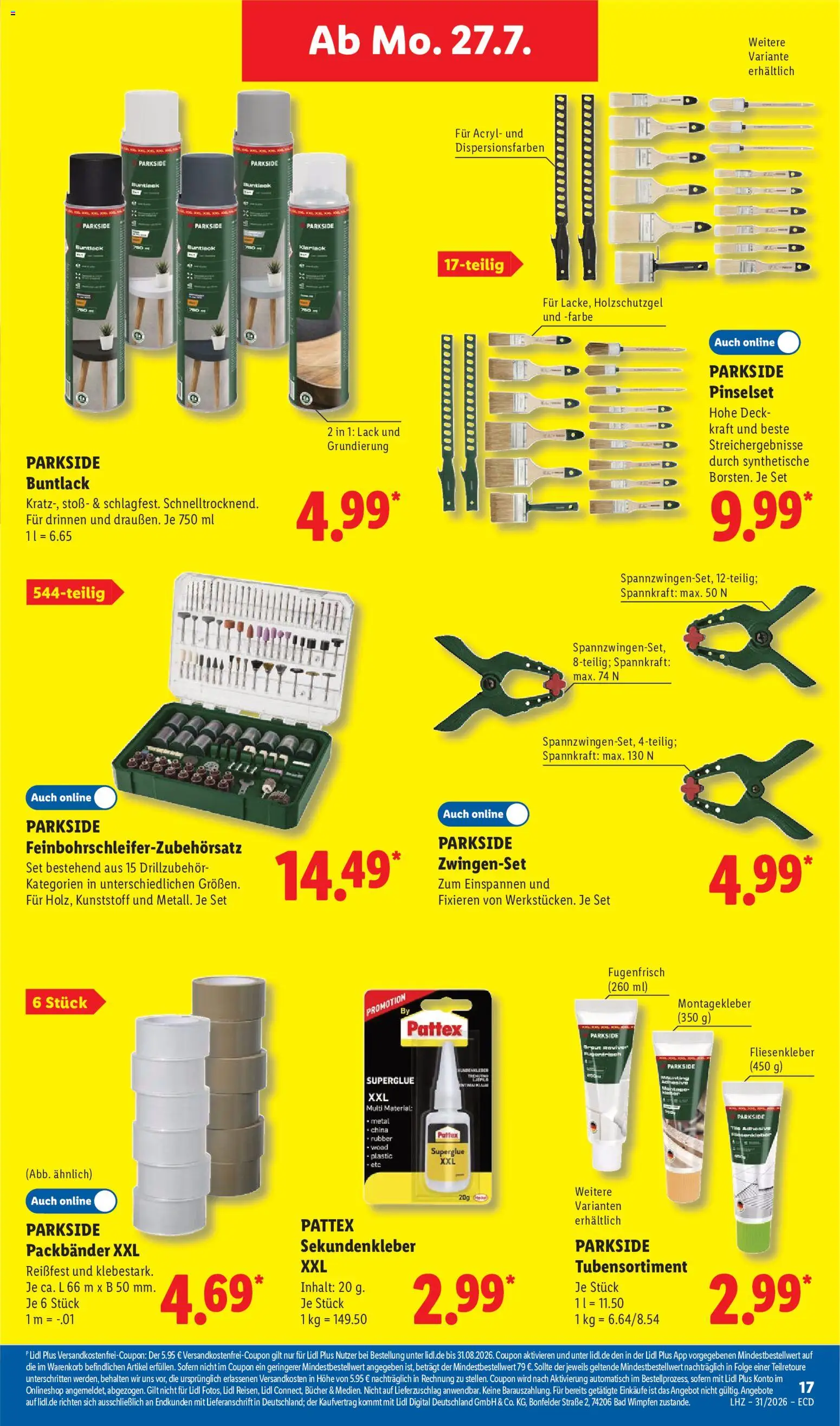 Lidl Prospekt – gültig ab 27.07.2026 | Seite: 33 | Produkte: Bad