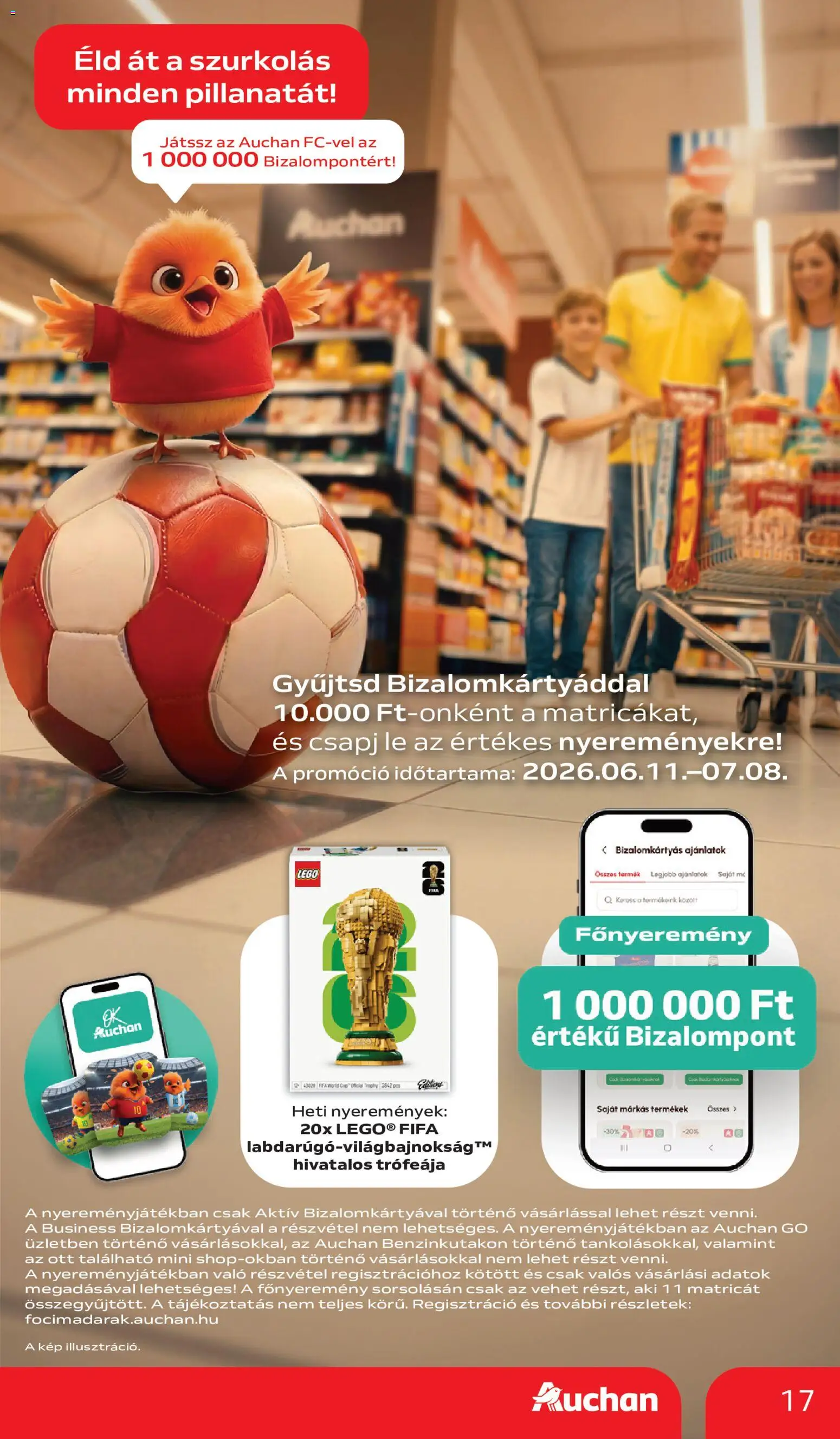 Auchan akciós ujság - amely érvényes a következő dátumtól: 11.06.2026 | Oldal: 17