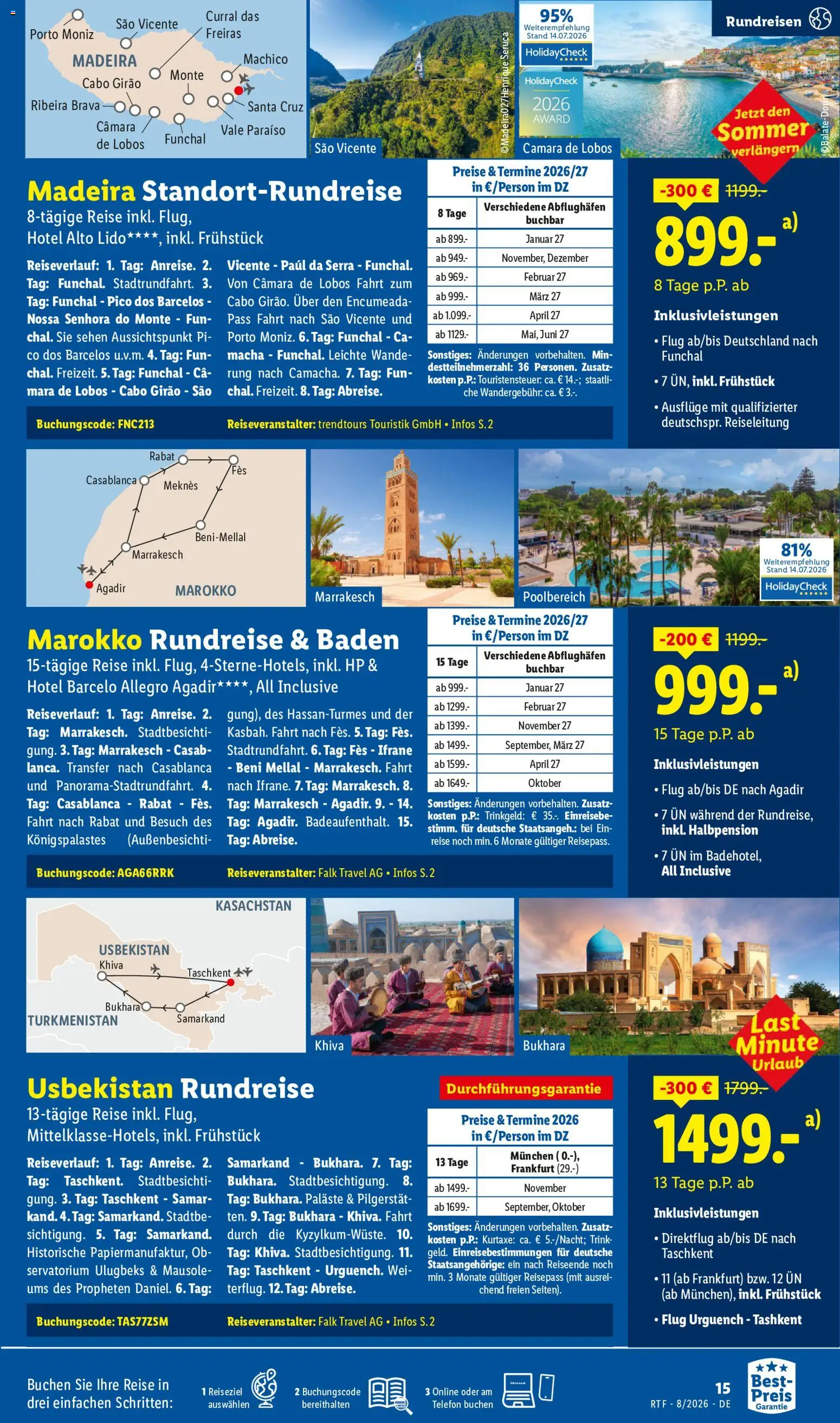 Lidl Reisen Prospekt – gültig ab 12.08.2026 | Seite: 15