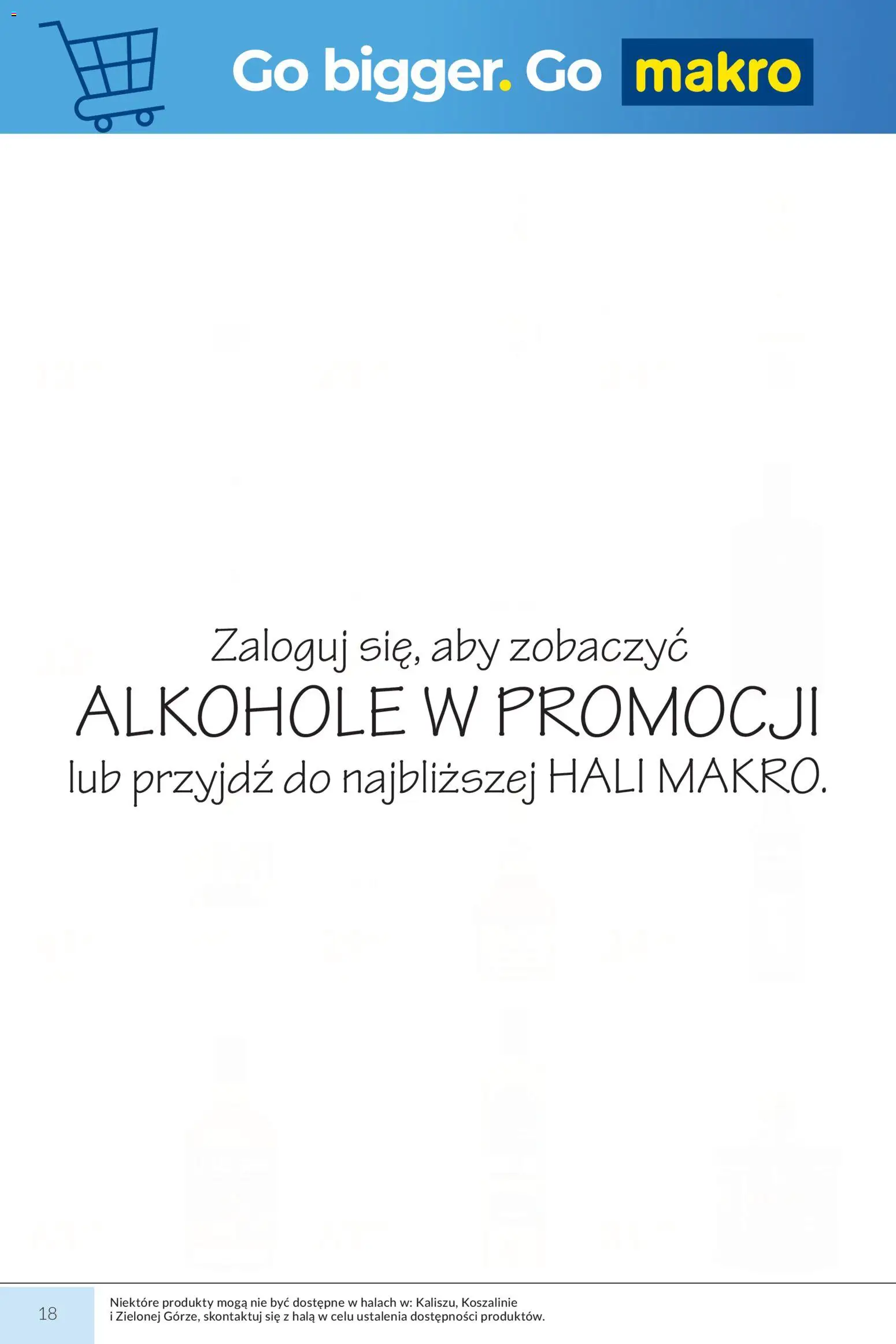 Makro gazetka od 18.08.2026 | Strona: 18 | Produkty: Alkohole