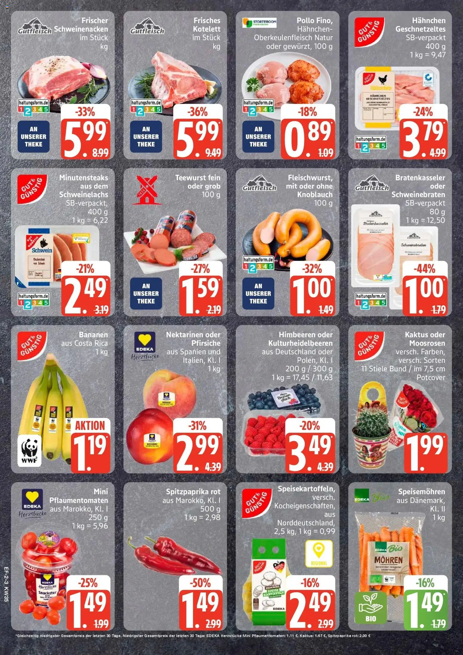 Edeka Prospekt Ascheberg (ab 24.08.2026) » Angebote Online | Seite: 2 | Produkte: Himbeeren, Hahnchen, Theke, Kartoffeln