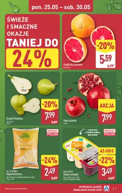 Náhled letáku Aldi Polsko leták od 25.05.2026 | Strana: 5 | Produkty: Kapusta