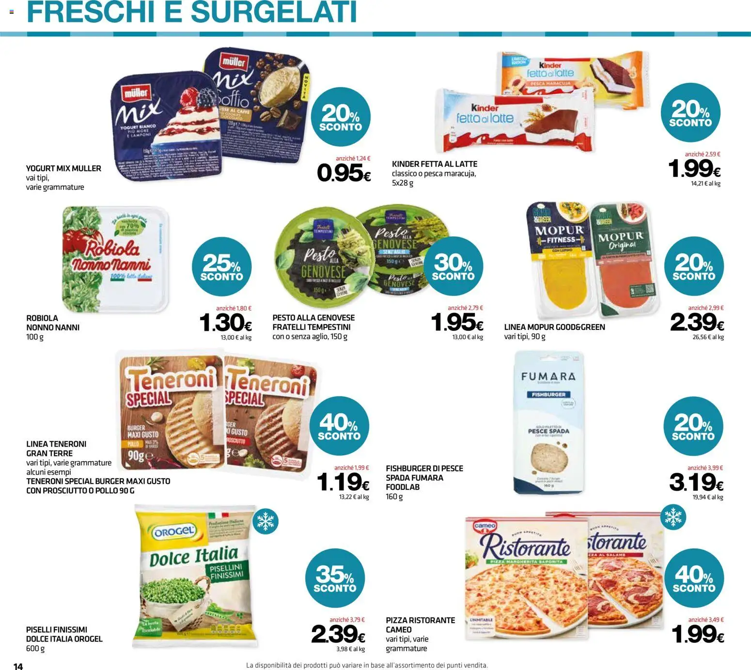 Volantino Superconti del 07.05.2026 | Pagina: 14 | Prodotti: Salame, Latte, Prosciutto, Pesce spada