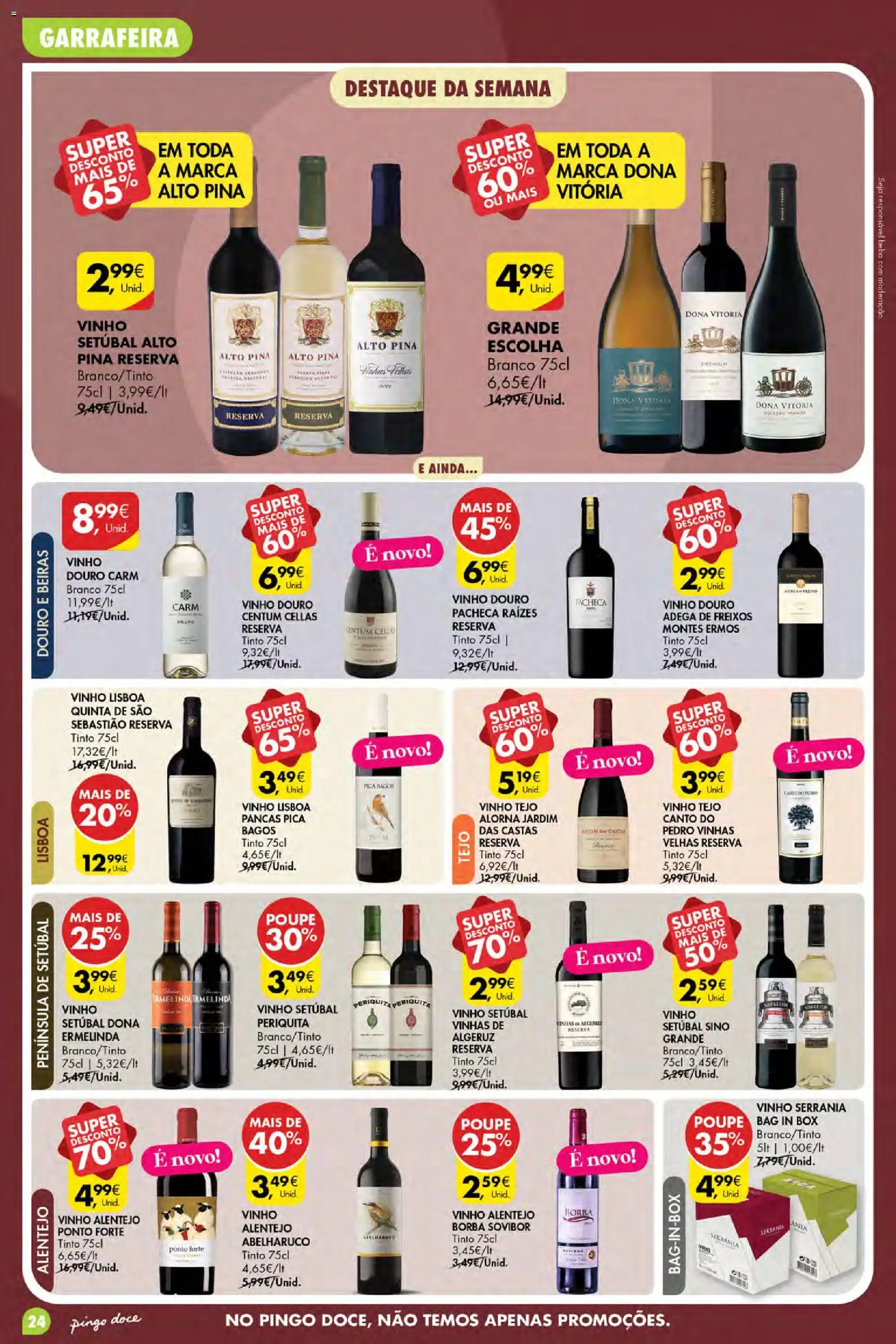 Pingo Doce Poupe Esta Semana Açores │ válido de 23/07/2026 | Página: 24 | Produtos: Vinho