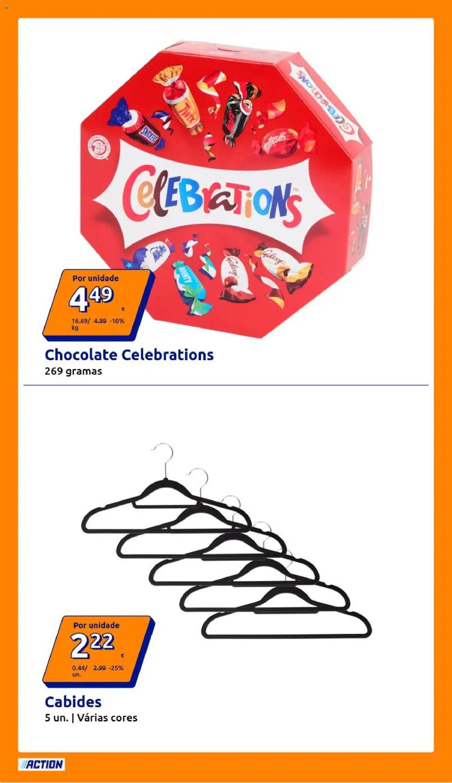 Action folheto │ válido de 01/07/2026 | Página: 14 | Produtos: Cabides, Chocolate
