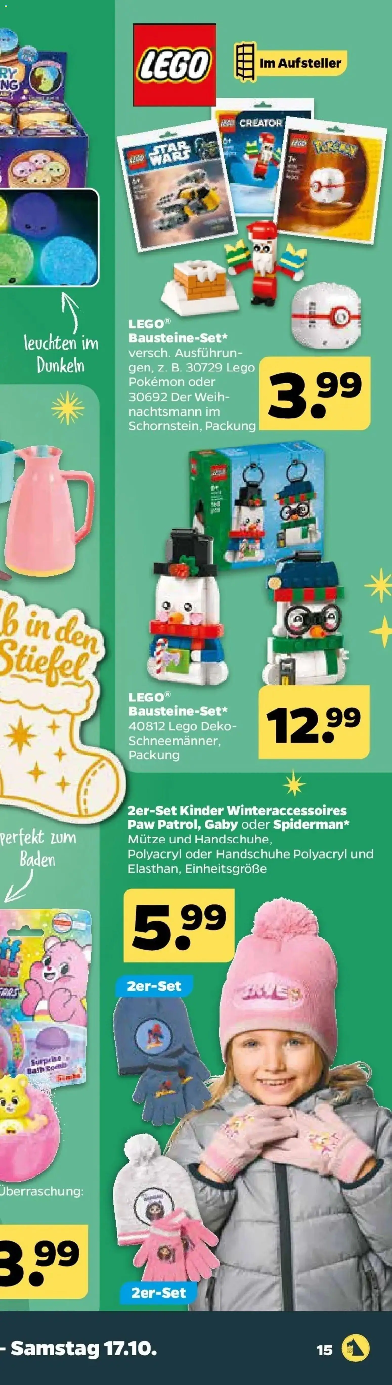 Netto Aktueller Prospekt ab 12.10.2026 → Angebote nächste Woche | Seite: 40 | Produkte: Stiefel, Handschuhe