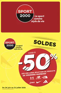 Sport 2000 - Prévisualisation de Sport 2000 catalogue valide à partir de 24/06/2026