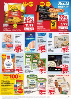 Pogląd oferty "BISTRO Zapiekanka, Zapiekanka różne rodzaje, 200 g opakowanie" - ważna od 02.07.2026 | Strona: 37 | Produkty: Pierogi, Zapiekanka, Sandwich, Frytki