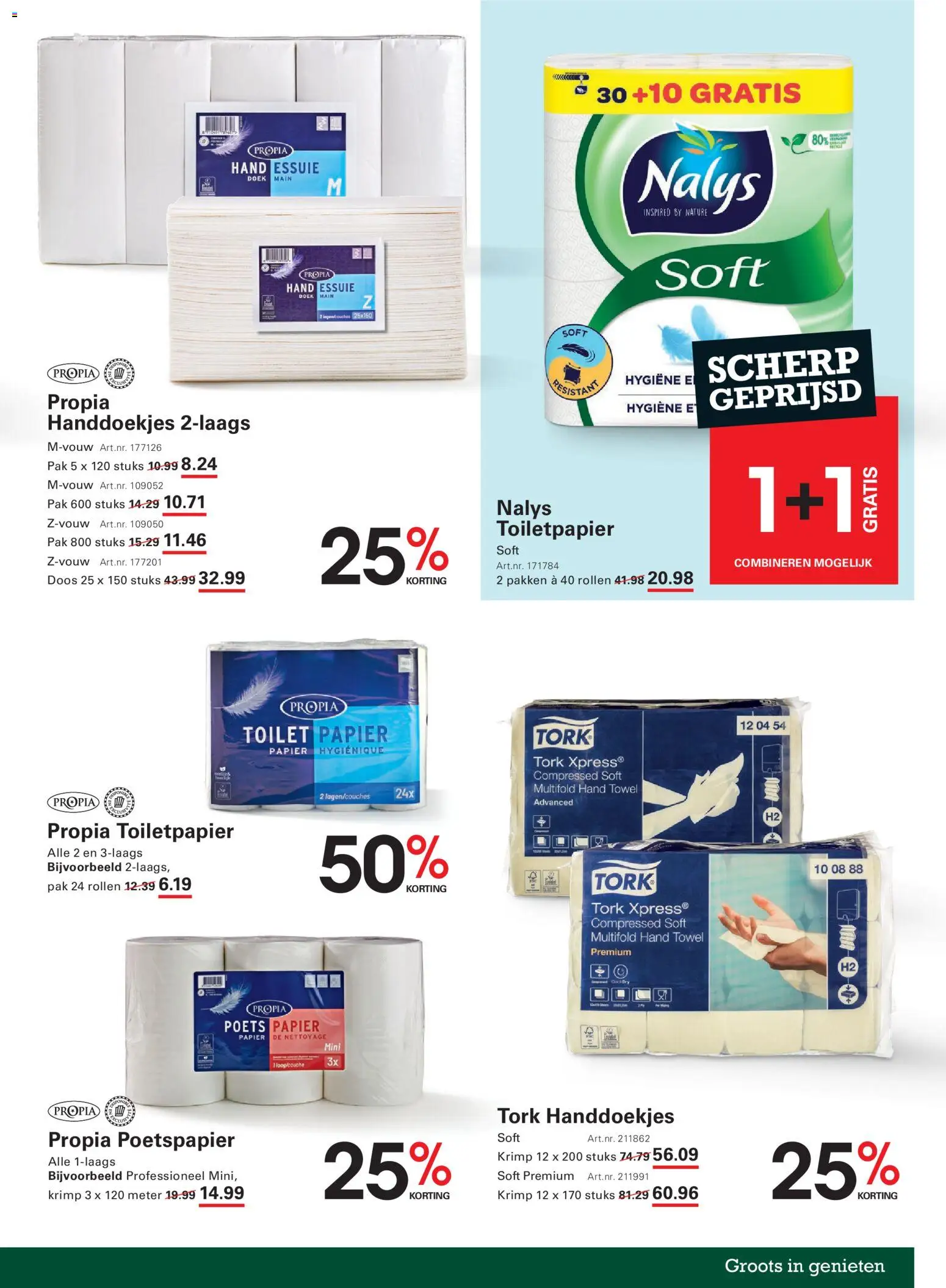{H1} | Pagina: 7 | Producten: Papier, Toilet, Toiletpapier