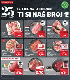 Purland Juneće mljeveno meso, Juneće mljeveno meso, 450 g - Pregled kataloga iz trgovine Kaufland, vrijedi od 19.08.2026 | Stranica: 4 | Proizvodi: Svinjski vrat, Junetina, Mljeveno meso, Lopatica