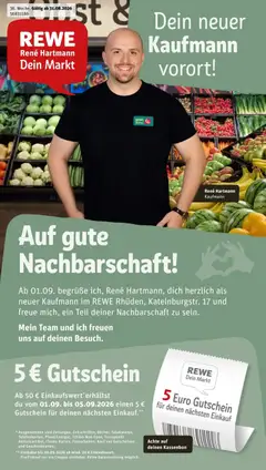 Rewe Prospekt Rhüden ab 31.08.2026 gültig