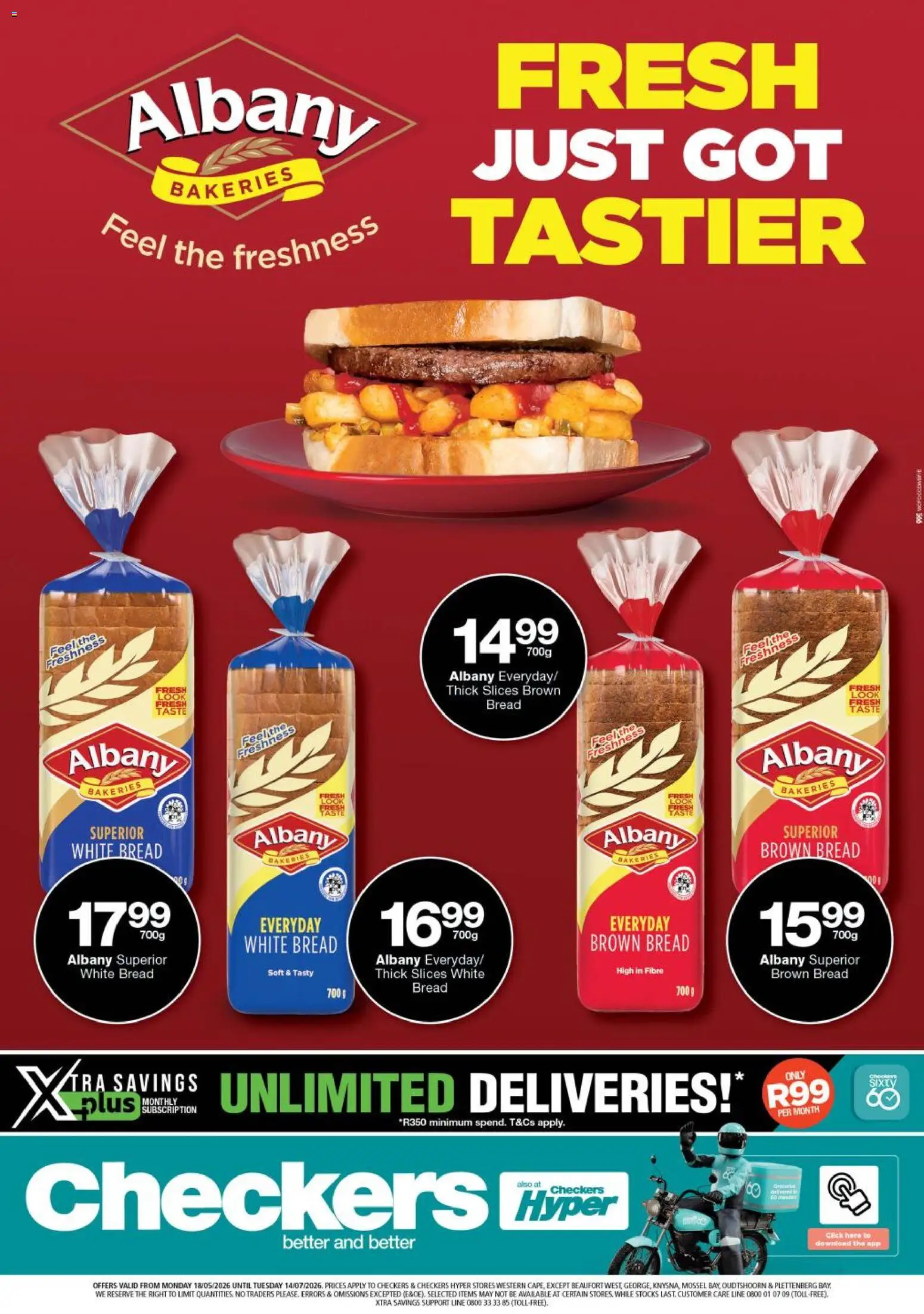 New Checkers catalogue – valid from 18.05.2026 | Page: 1 | Products: Bread