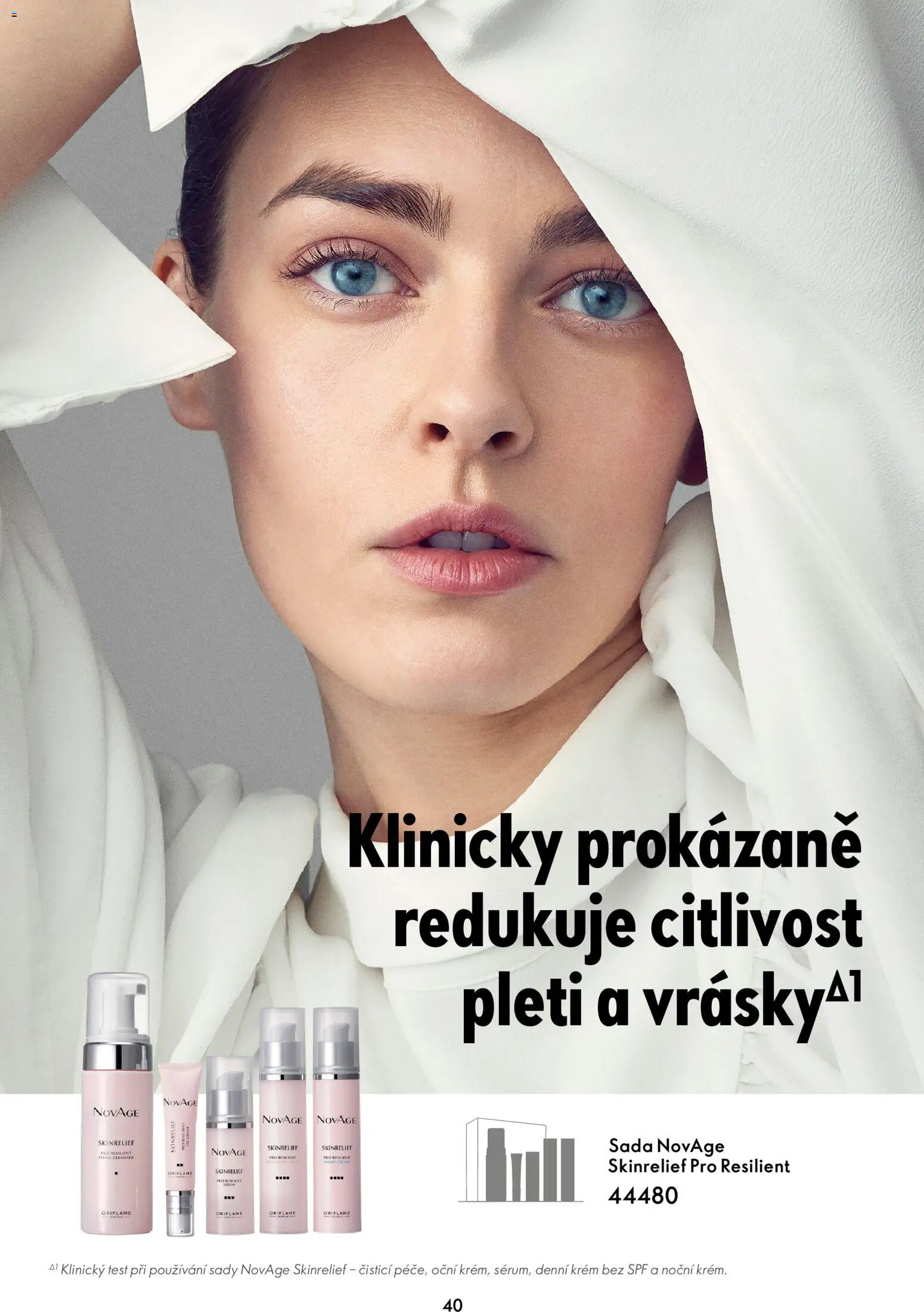 Oriflame katalog Novage+ od 21.07.2026 | Strana: 40 | Produkty: Test, Krém