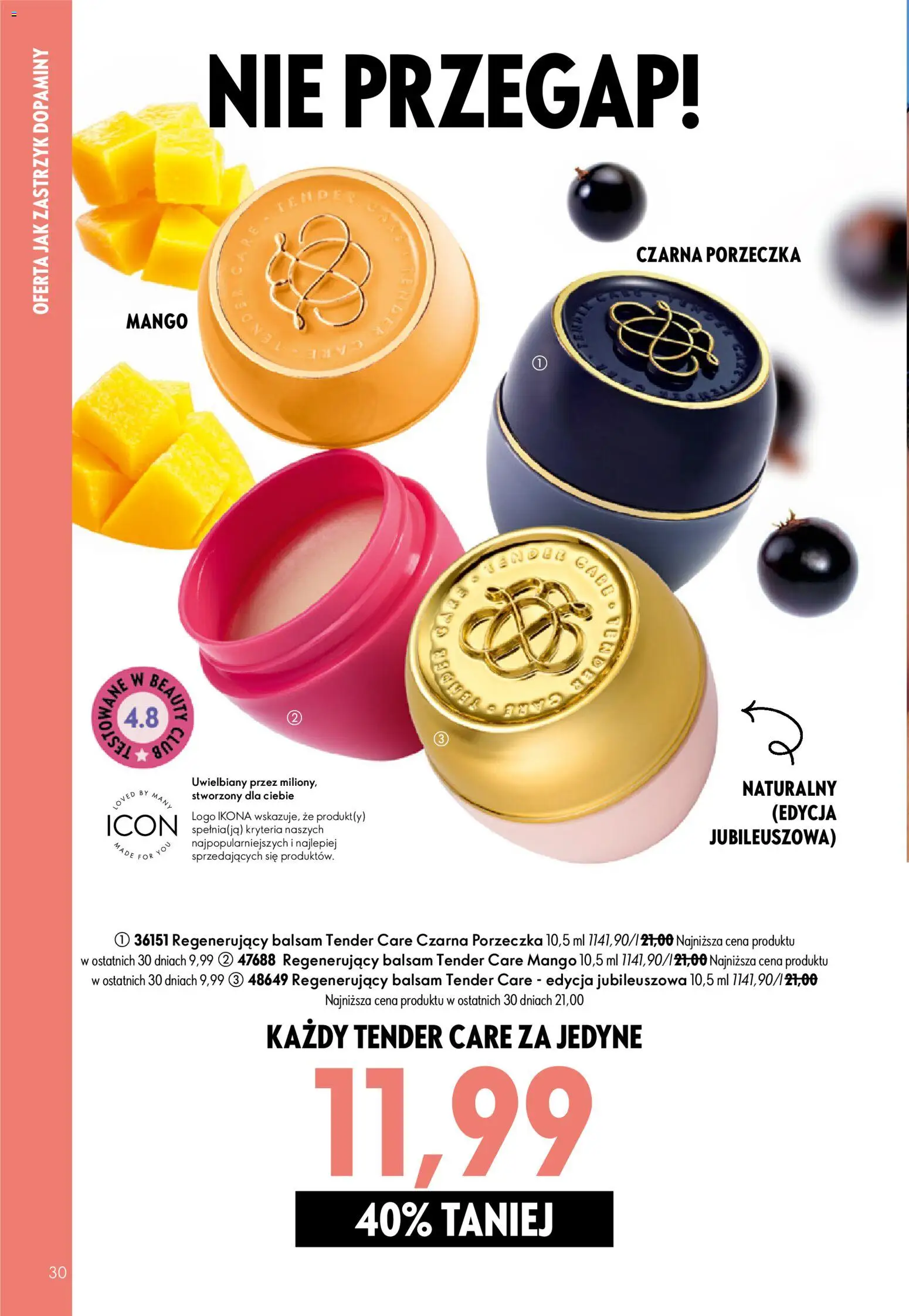 Oriflame Katalog 11 2026 od 29.07.2026 | Strona: 30 | Produkty: Mango, Porzeczka