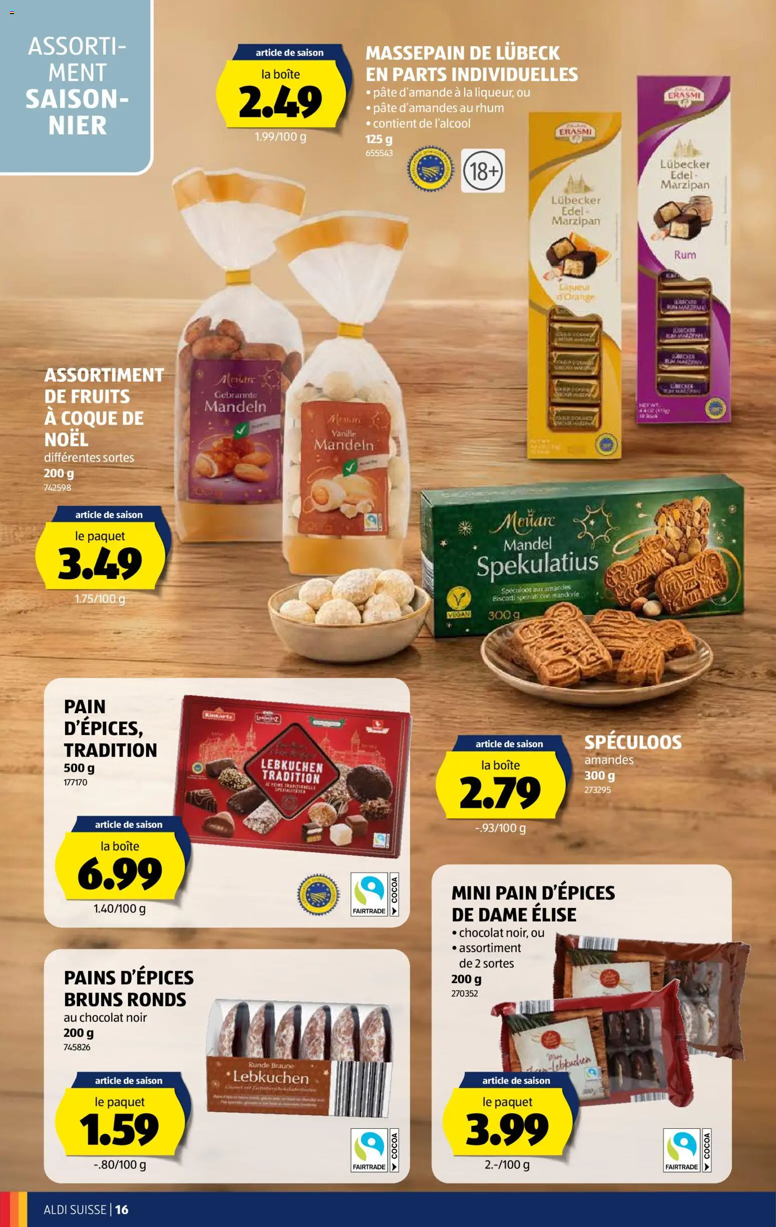 Aldi aktionen FR – gültig ab 05.11.2026 | Seite: 16 | Produkte: Vanille