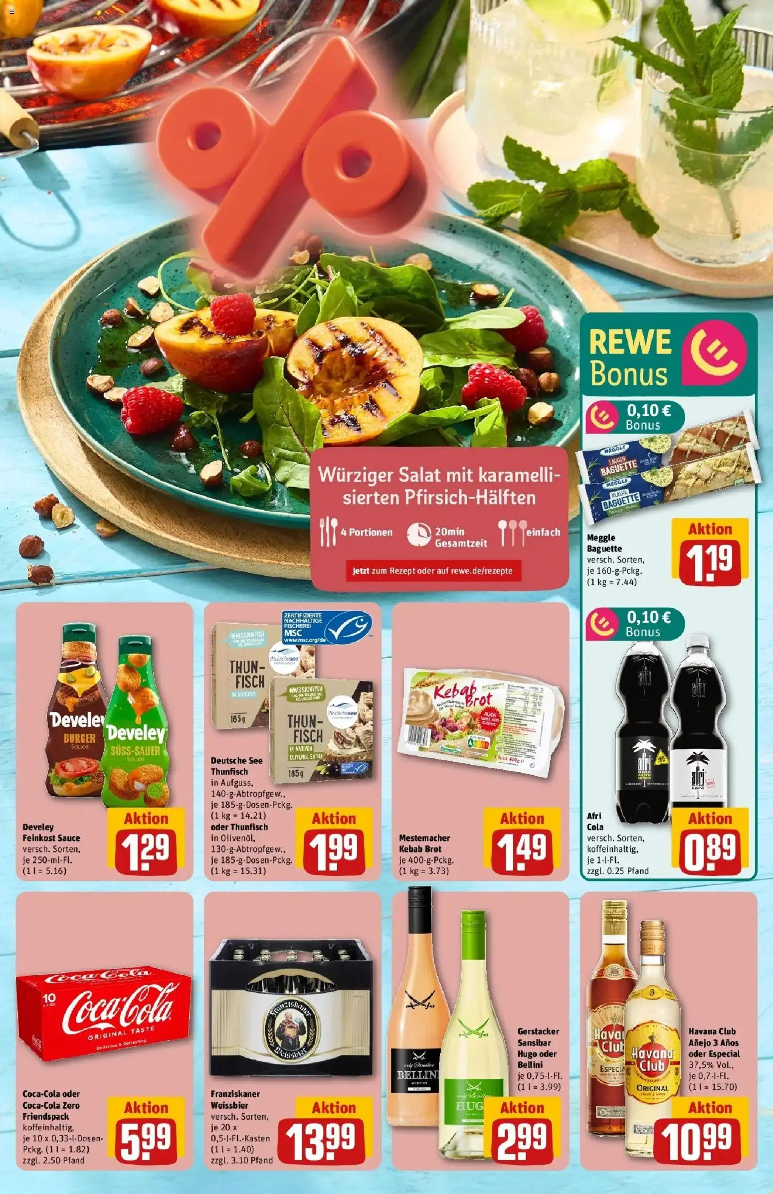 Rewe Prospekt Heppenheim – gültig ab 17.05.2026 | Seite: 7 | Produkte: Havana club, Rum, Burger, Salat