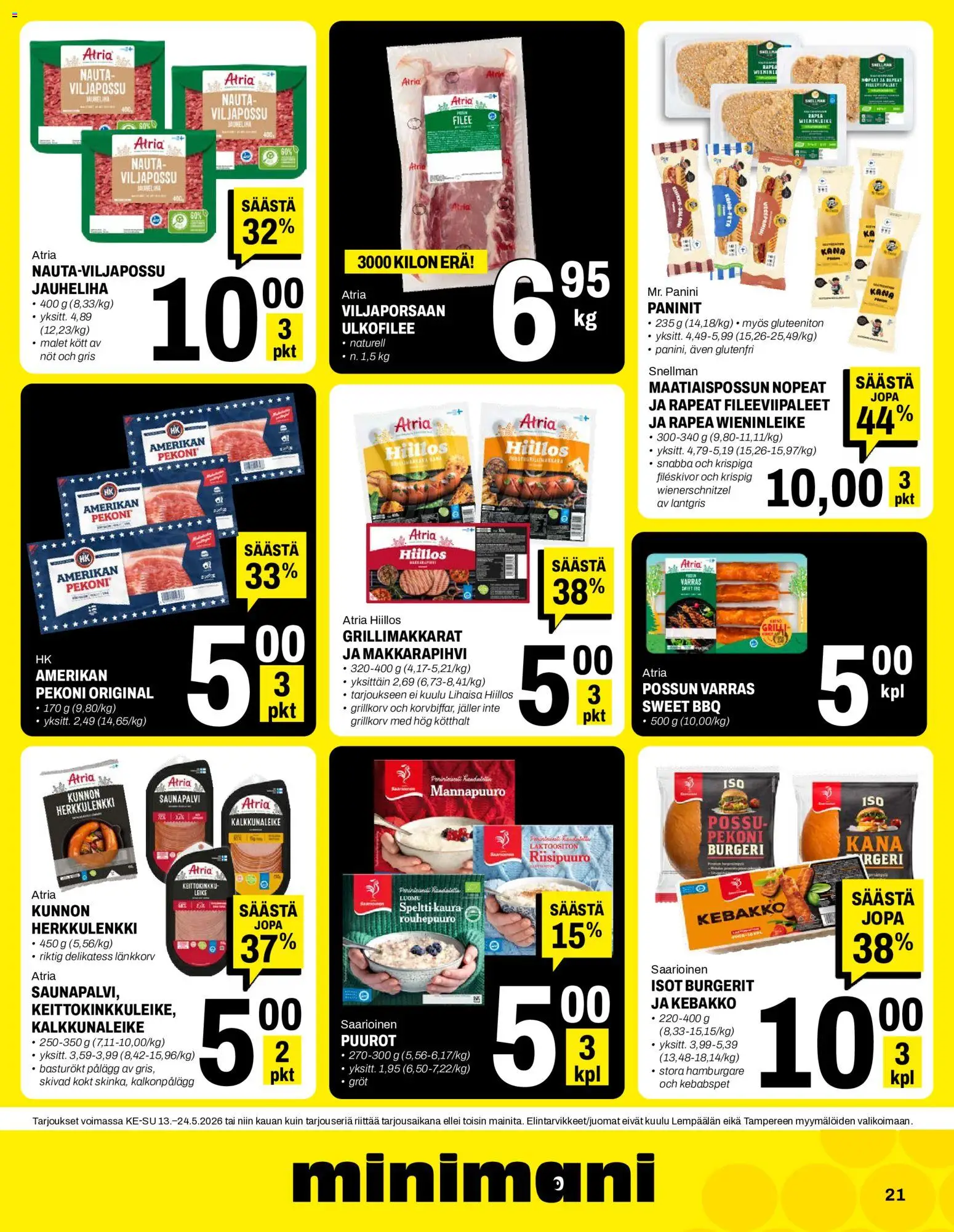Minimani tarjoukset – voimassa 13.05.2026 alkaen | Sivu: 21