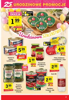 Pogląd oferty "Gram Market gazetka" - ważna od 23.09.2026 | Strona: 7 | Produkty: Koncentrat pomidorowy, Pasztet, Łosoś, Pomidory krojone