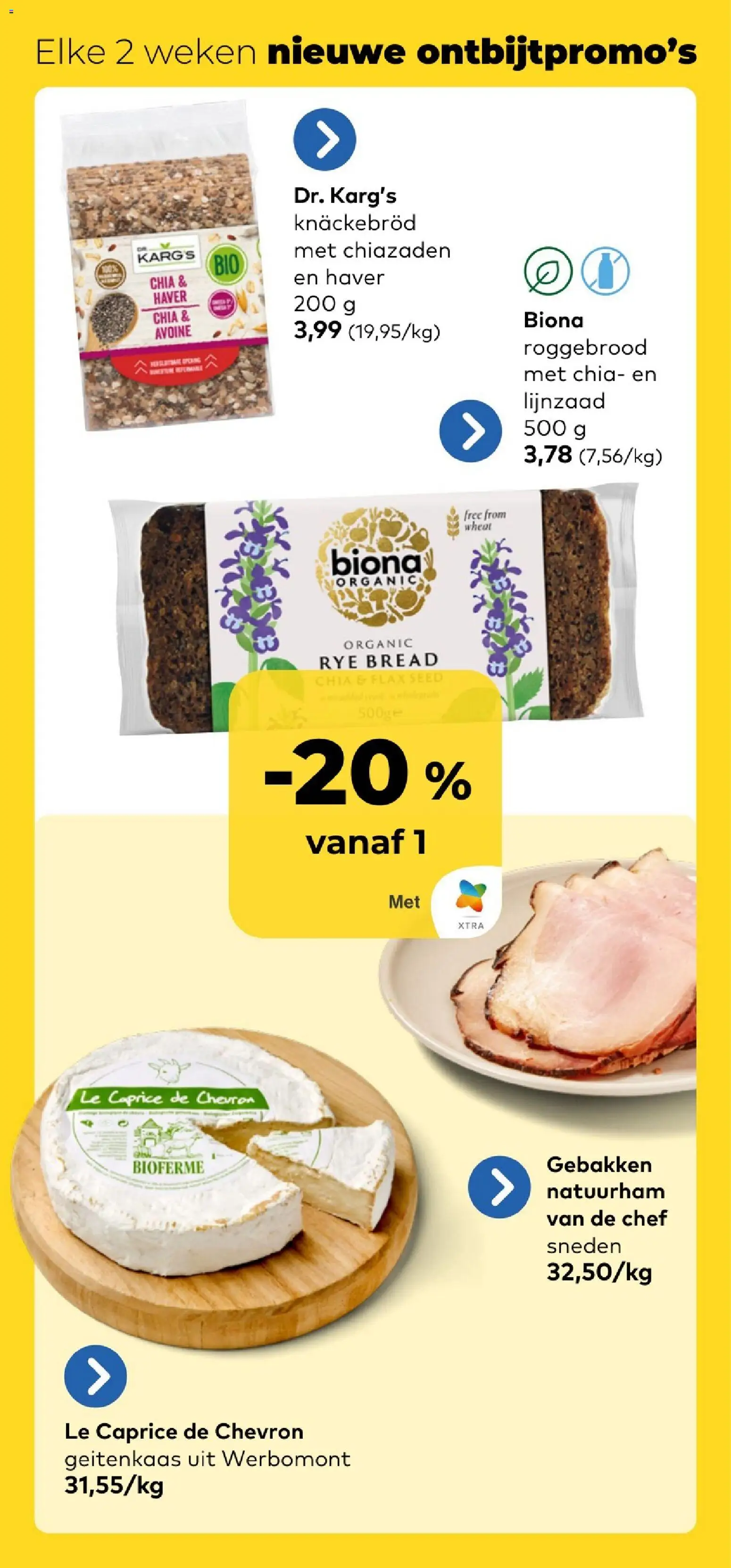 {H1} | Pagina: 3 | Producten: Haver, Knäckebröd, Geitenkaas
