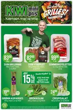 Forhåndsvisning av Kiwi kundeavis gyldig fra 18.05.2026