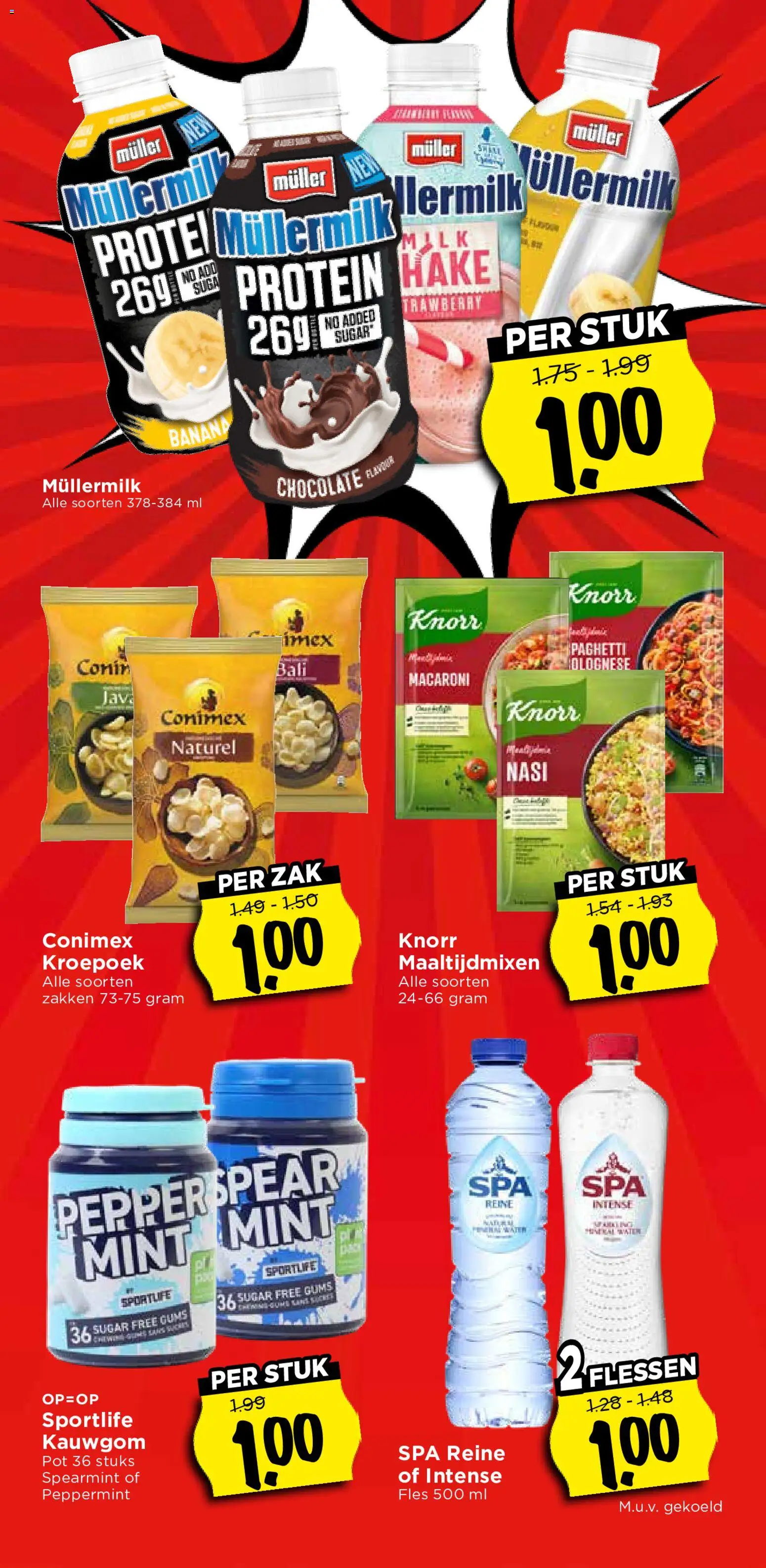 {H1} | Pagina: 27 | Producten: Fles, Macaroni, Zak, Kauwgom