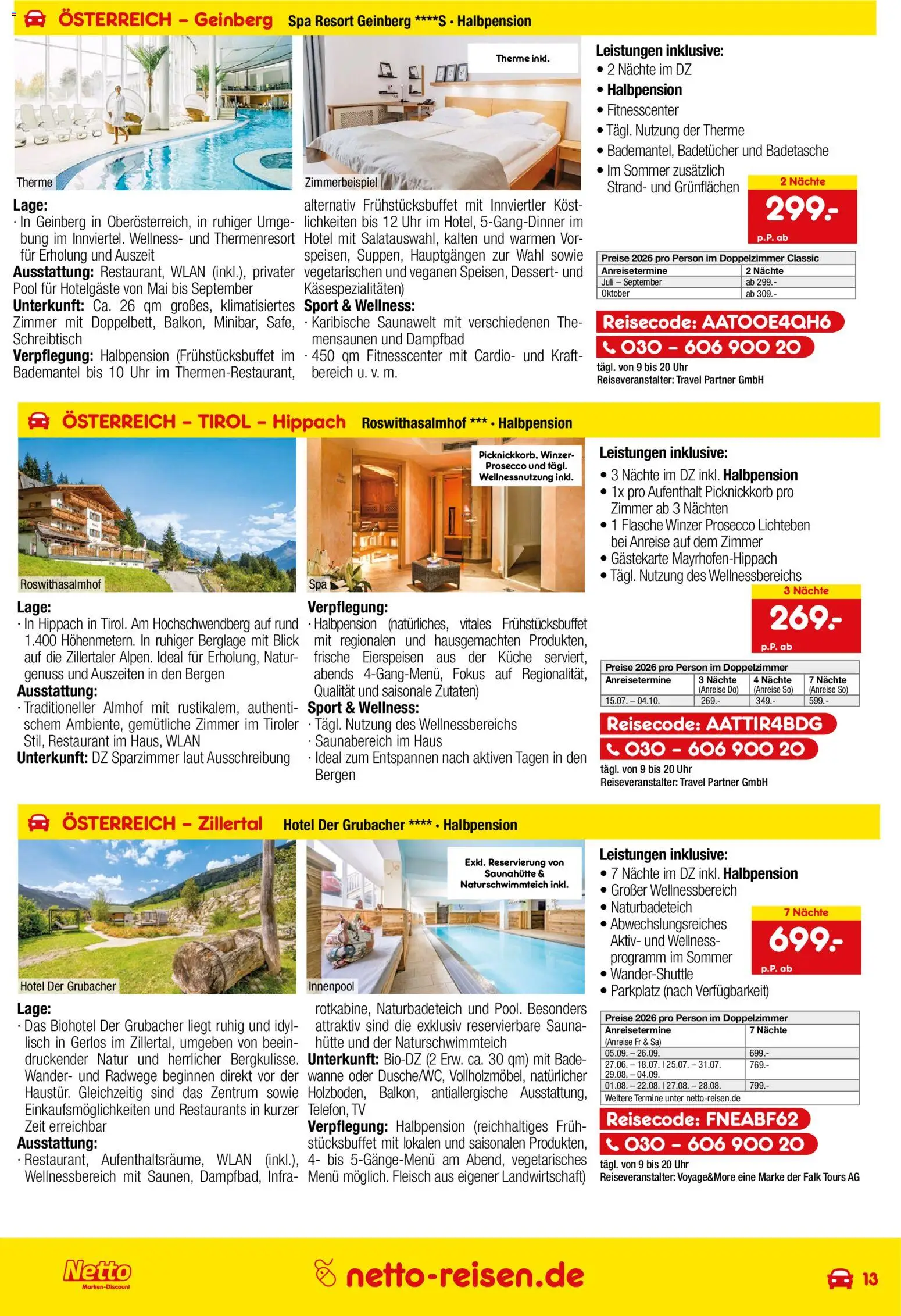 Netto Reisen Prospekt (ab 26.06.2026) zum Blättern — page 12