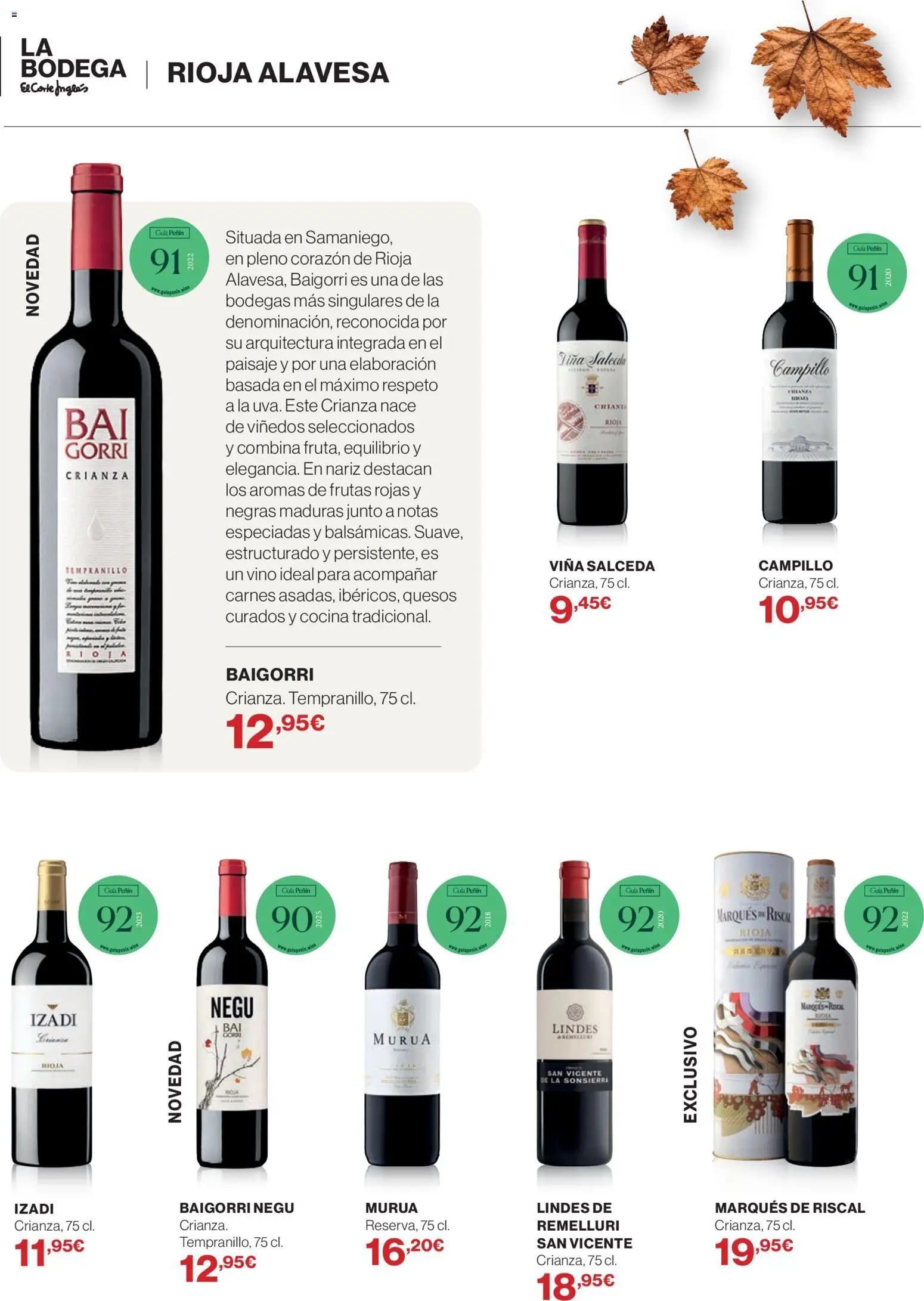 Supercor - Bodega octubre 26 │ válido desde el 01/10/2026 | Página: 4 | Productos: Vino, Cocina