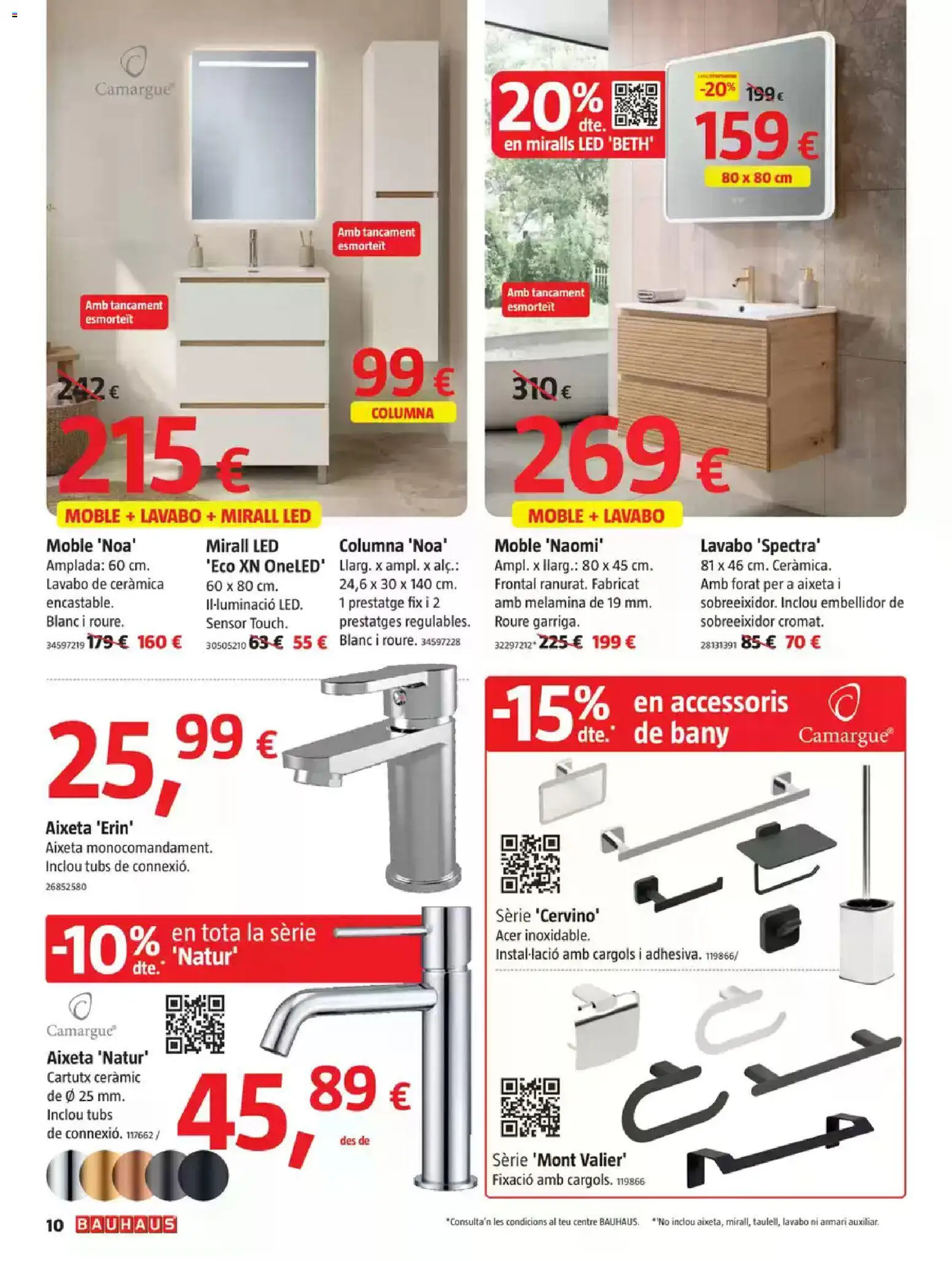 Bauhaus folleto Cat │ válido desde el 22/10/2026 | Página: 10 | Productos: Lavabo
