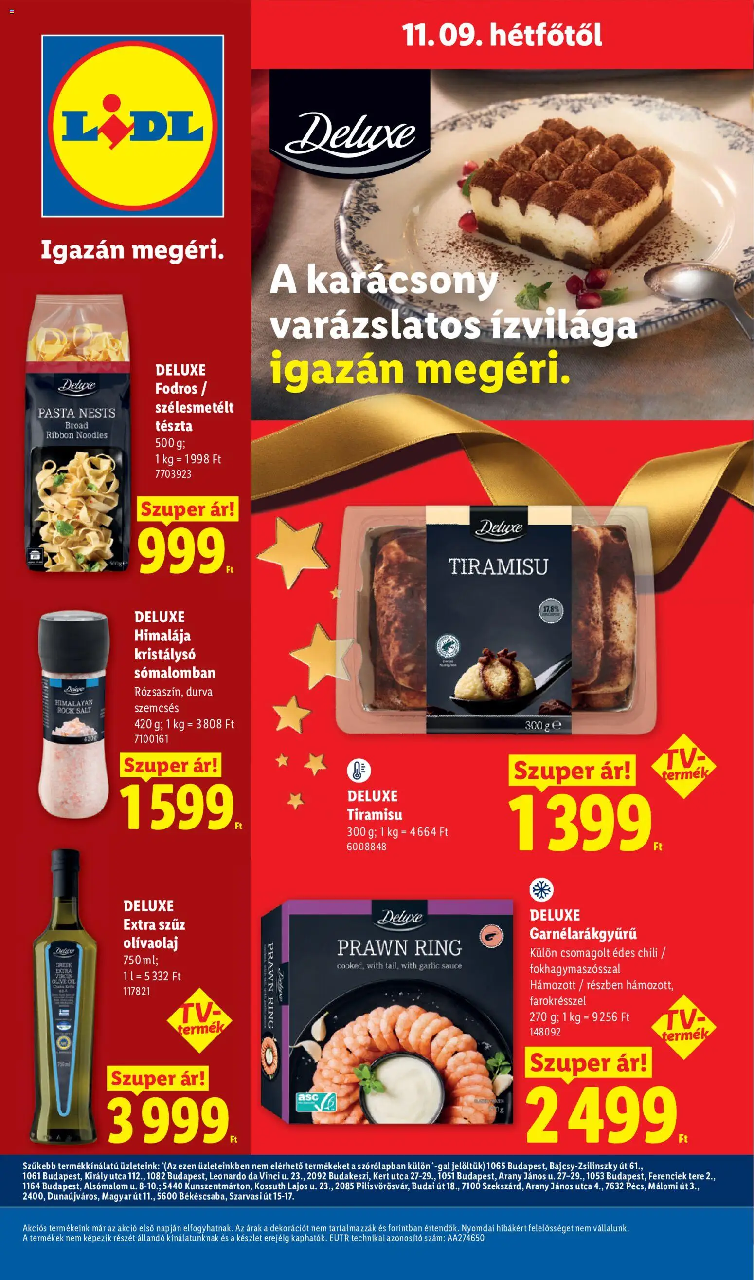 Lidl akciós ujság - amely érvényes a következő dátumtól: 2026.11.09. | Oldal: 22