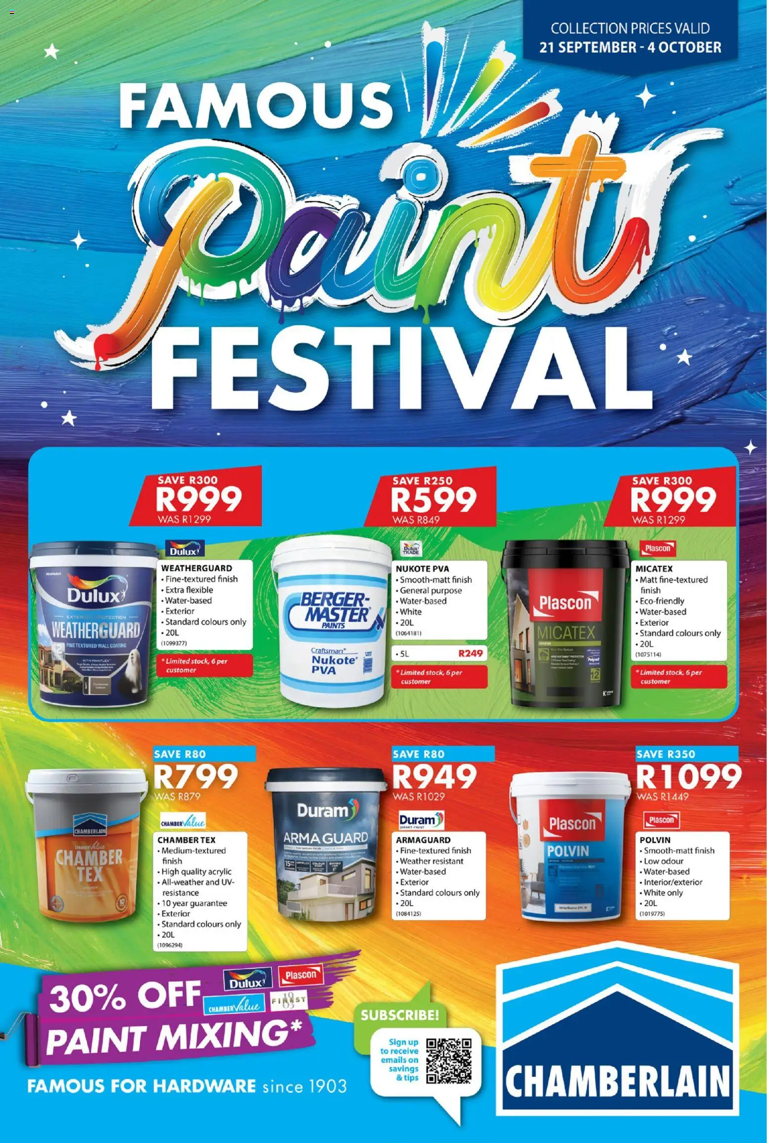 New Chamberlain catalogue – valid from 21/09/2026 | Page: 1