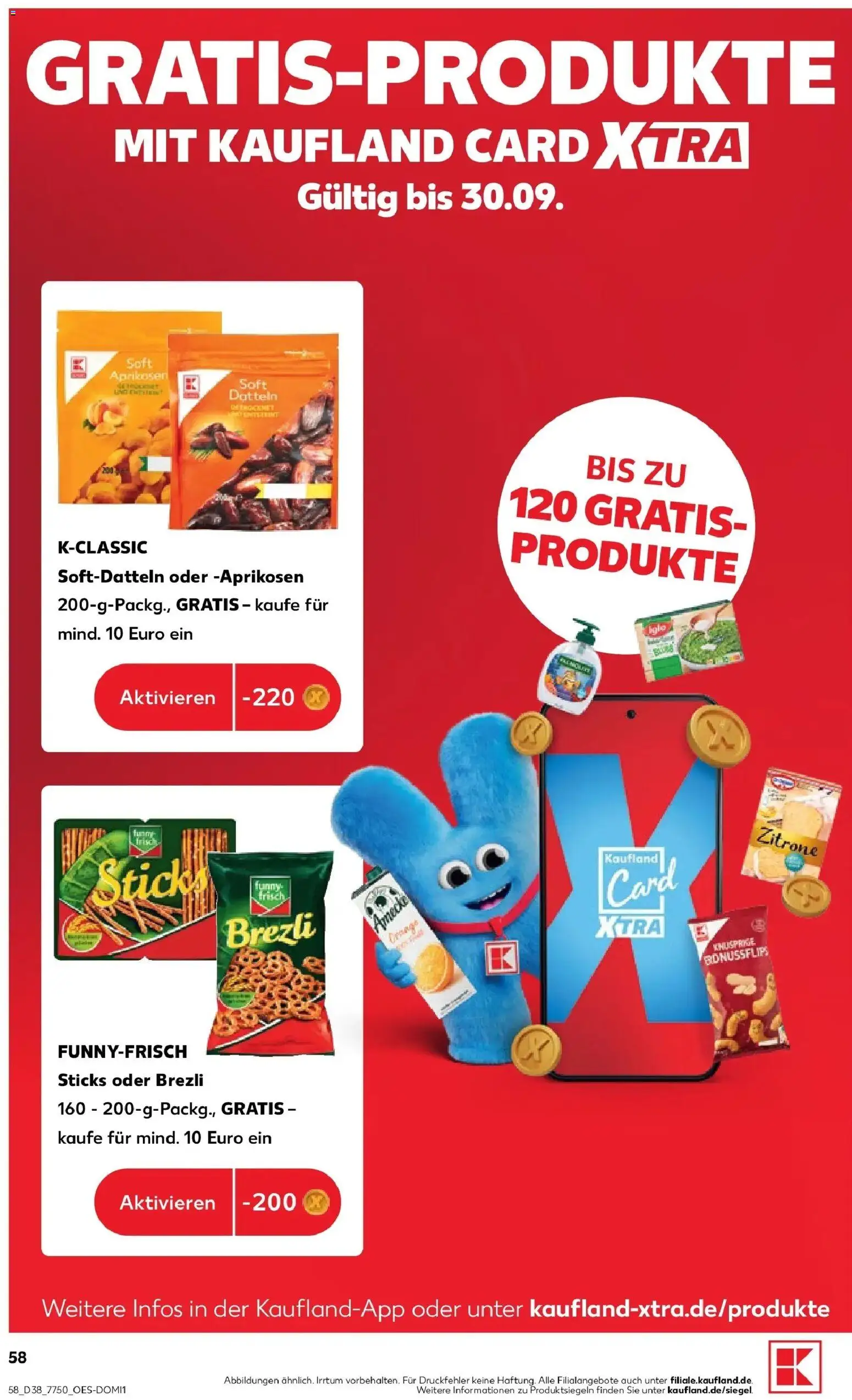 Prospekt Kaufland ab 14.09.2026 » Angebote Online zum Blättern | Seite: 70 | Produkte: Funny frisch, Zitrone