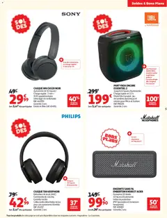 Auchan Soldes d'été - Voorbeeld van een folder van Auchan, geldig van 24/06/2026 | Pagina: 5 | Producten: La, Audio