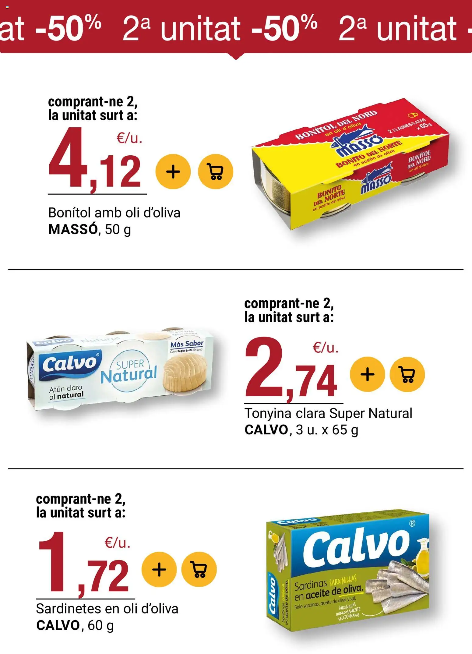 Bonpreu folleto │ válido desde el 15/09/2026 | Página: 25 | Productos: Atún, Aceite de oliva, Sardinas, Atún claro