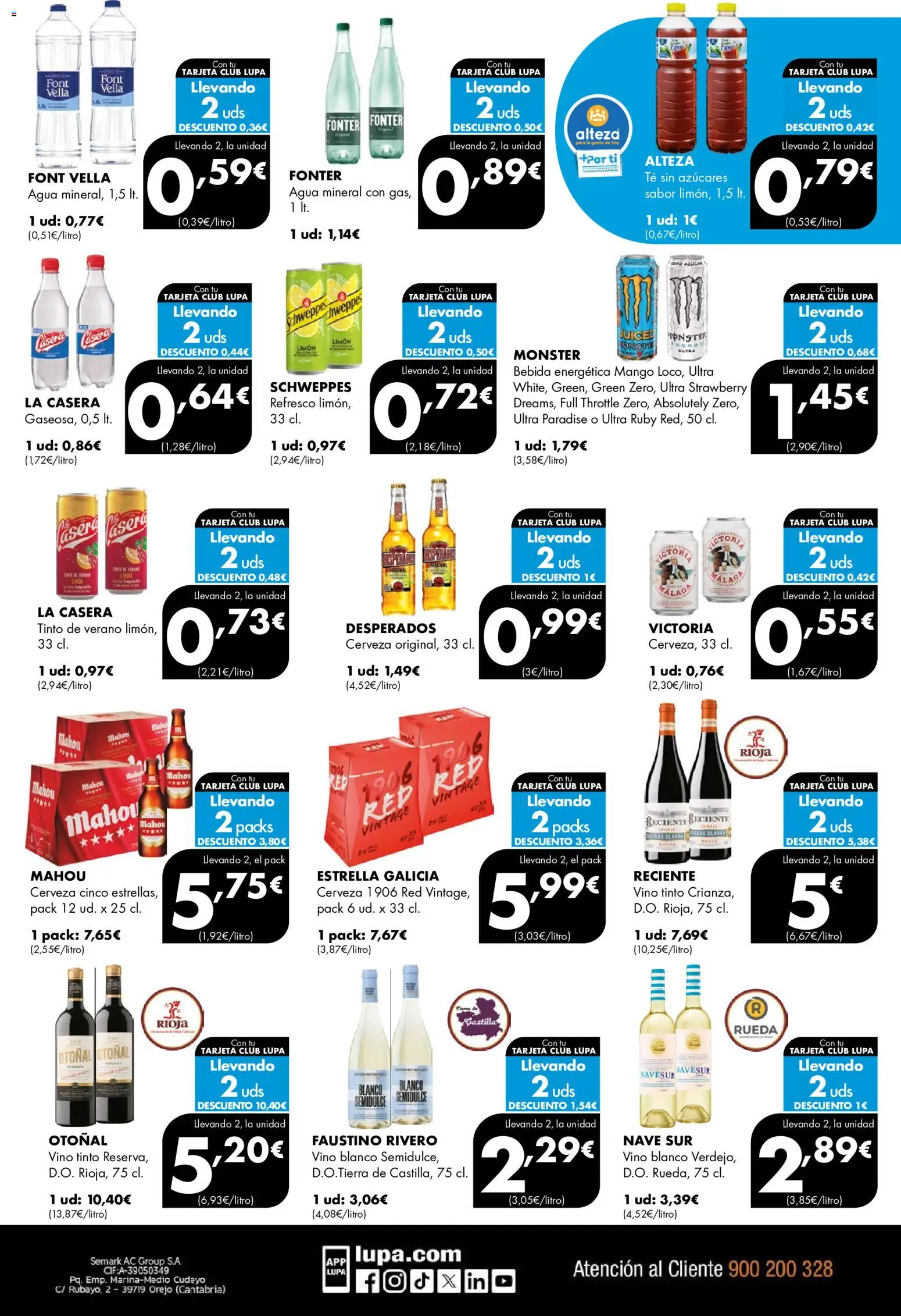 Lupa Supermercados folleto │ válido desde el 17/09/2026 | Página: 20 | Productos: Vino tinto, Vino, Mango, Desperados