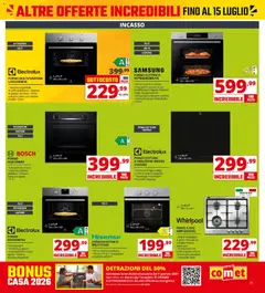 Anteprima del volantino Comet volantino valido a partire dal 03/07/2026 | Pagina: 31 | Prodotti: Piano cottura, Forno, Forno elettrico, Samsung