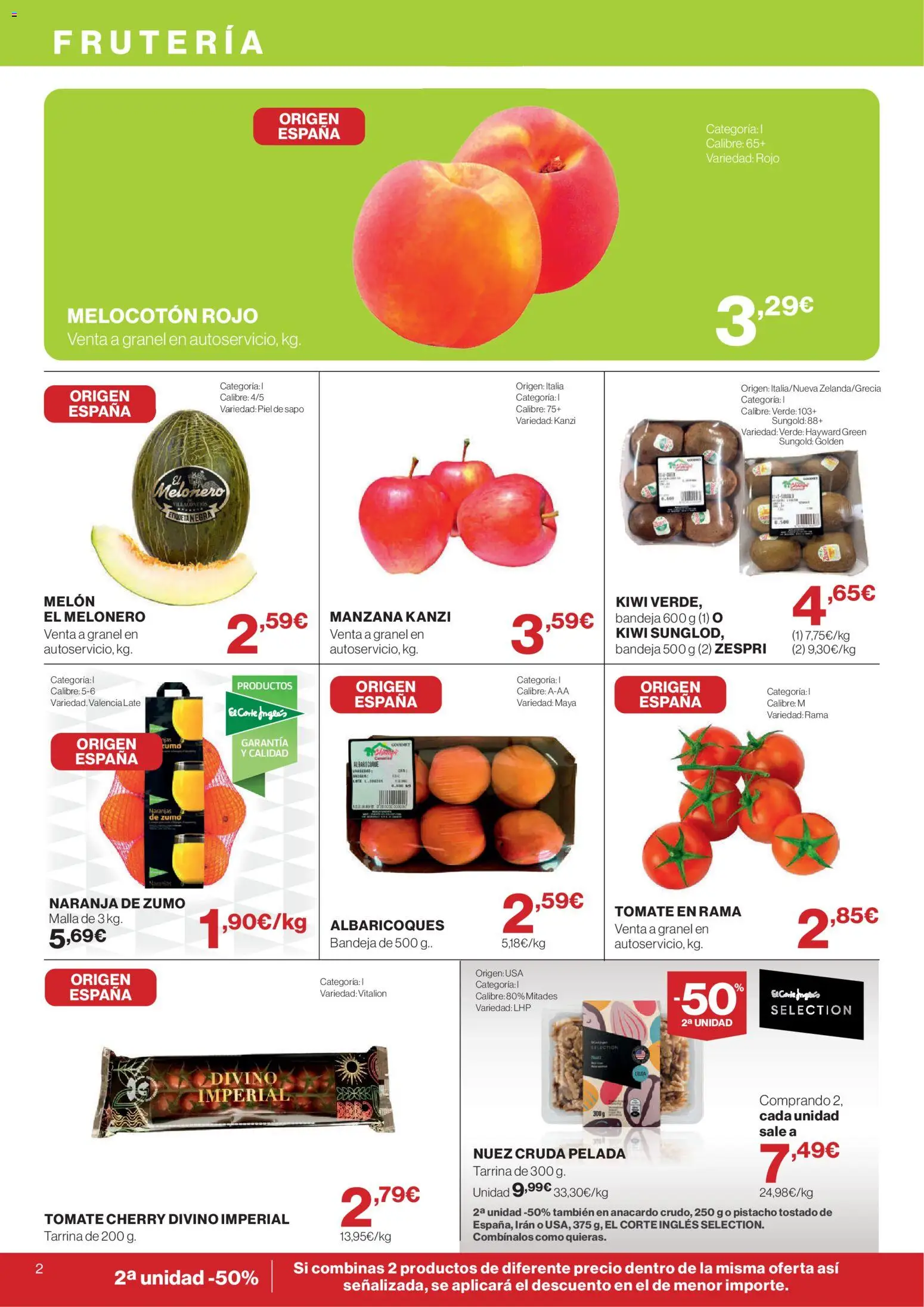 Supercor Canarias │ válido desde el 30/07/2026 | Página: 2 | Productos: Naranjas, Kiwi, Manzana, Αποφλοιωτής σκόρδου